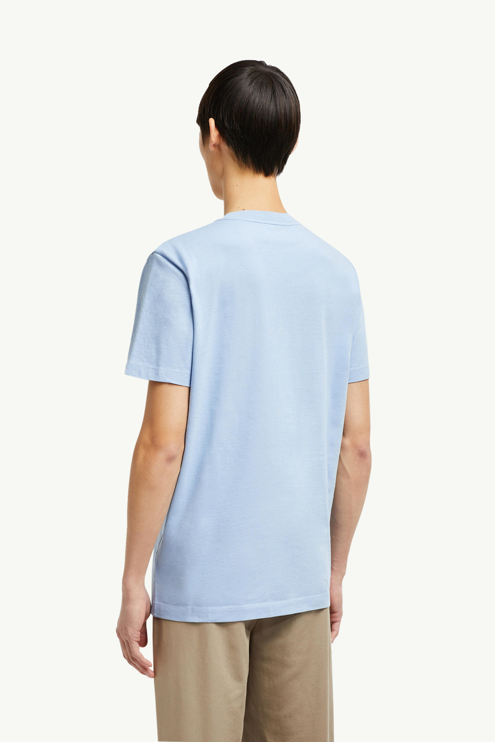 Logo Patch Cotton T-Shirt (Pack Of Three) Men Multicolour Moncler 4