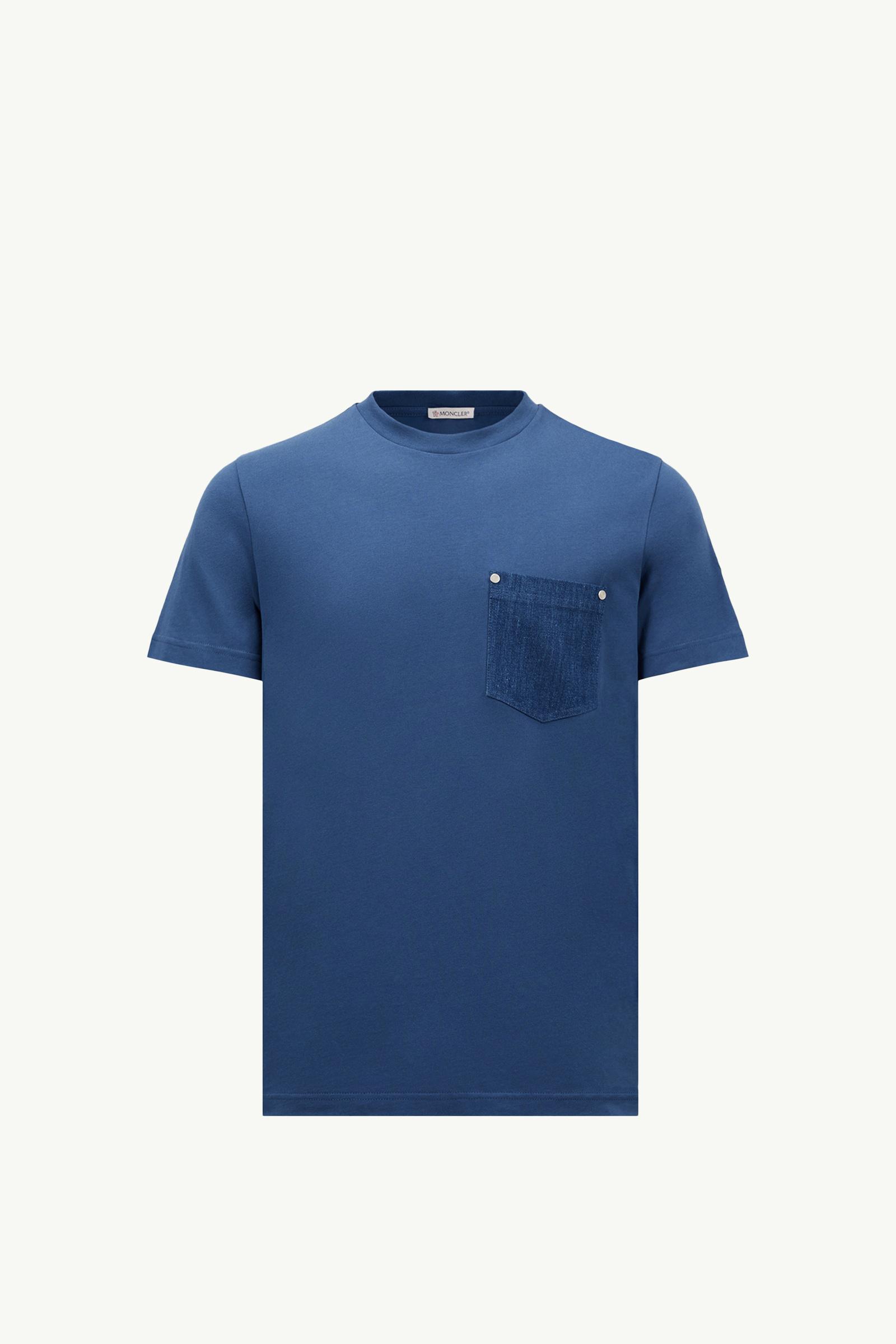 Cotton & Denim T-Shirt with Pocket_findInBoutique_image