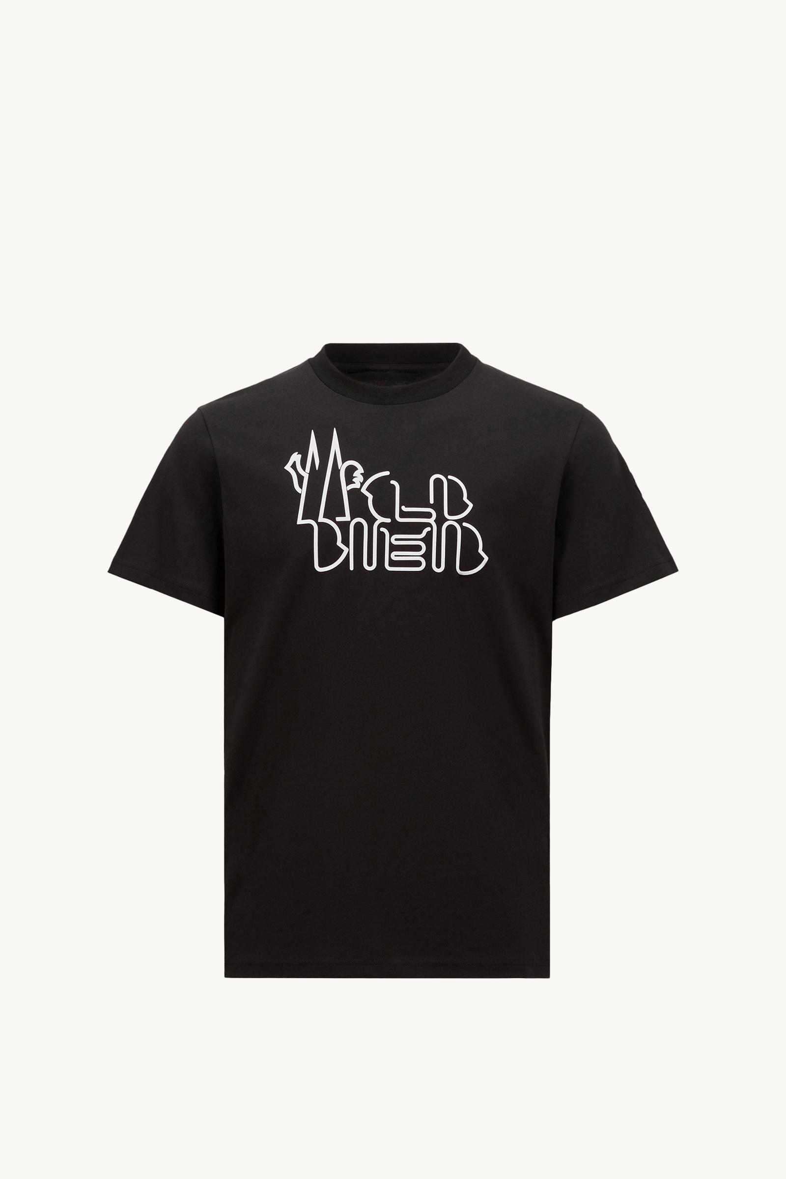 T-Shirt aus Baumwolle mit geschwungenem Logo_findInBoutique_image