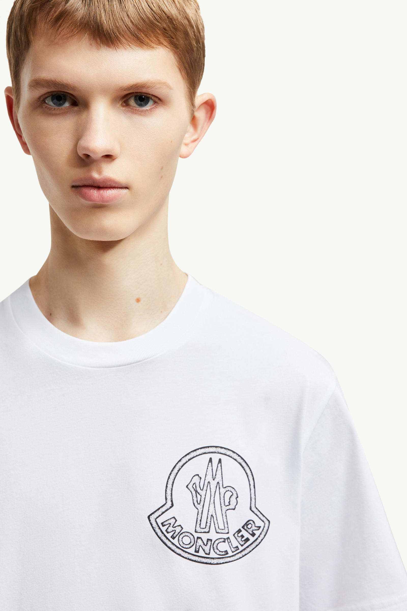 ホワイト Tシャツ : Tシャツ＆ポロシャツ 向けの メンズ | モンクレール