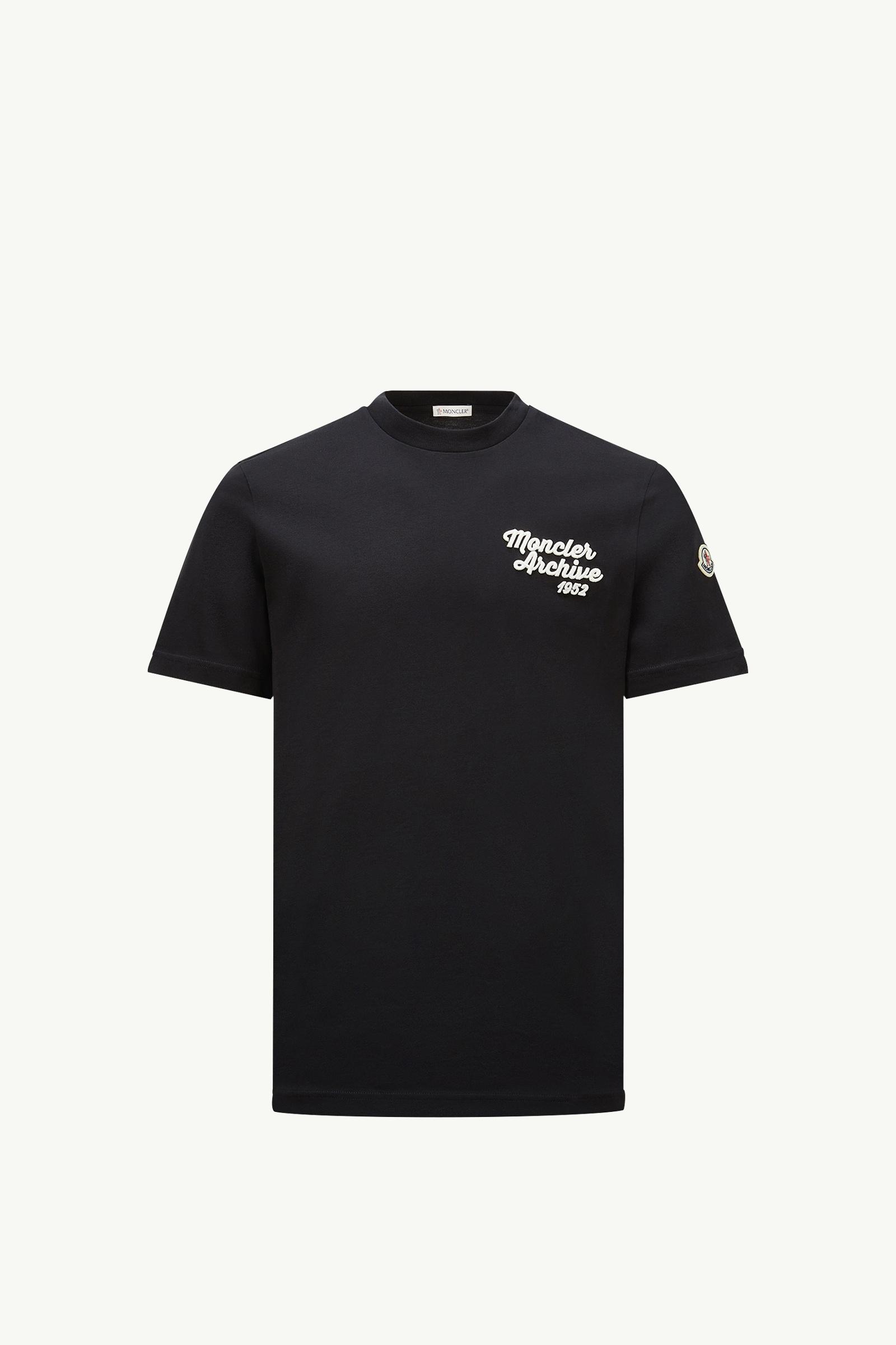 モンクレール MONCLER Tシャツ ラバープリント 8C000-51-89AJS-998 ブラック 入手困難モンクレール☆Tシャツ ワッペン サーキットフラッグ ラバー