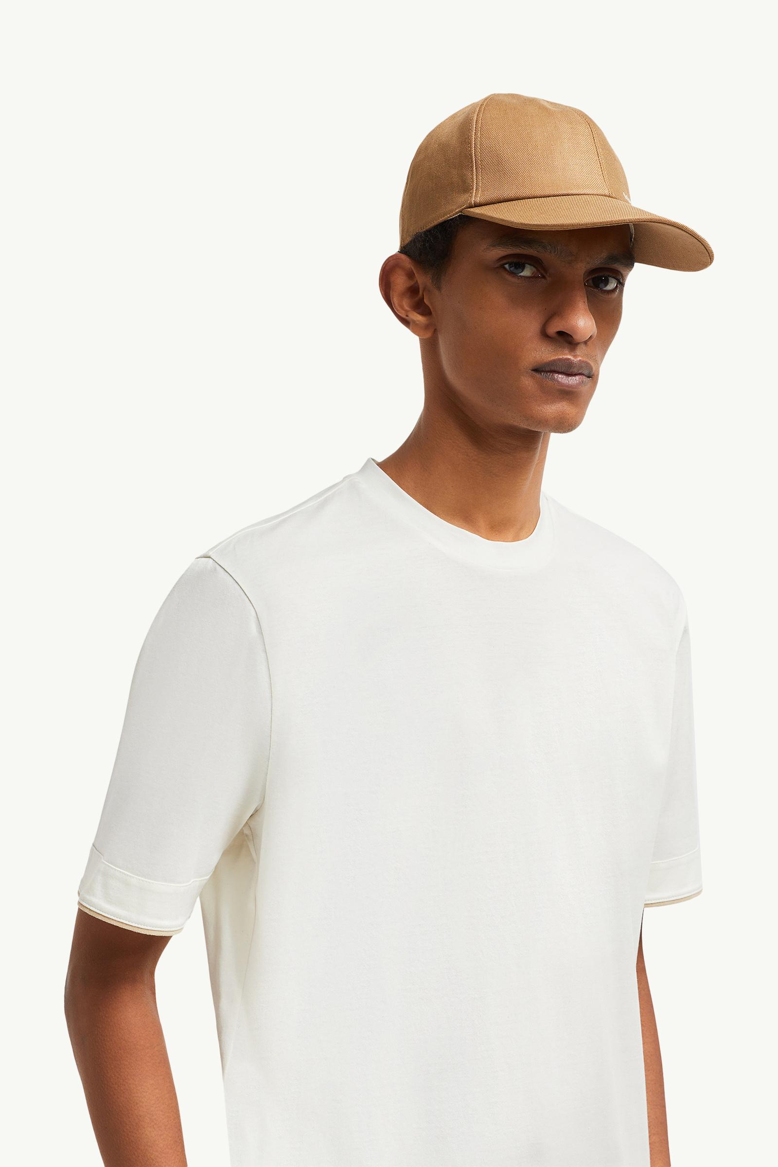Cotton T-Shirt Men White Moncler 1