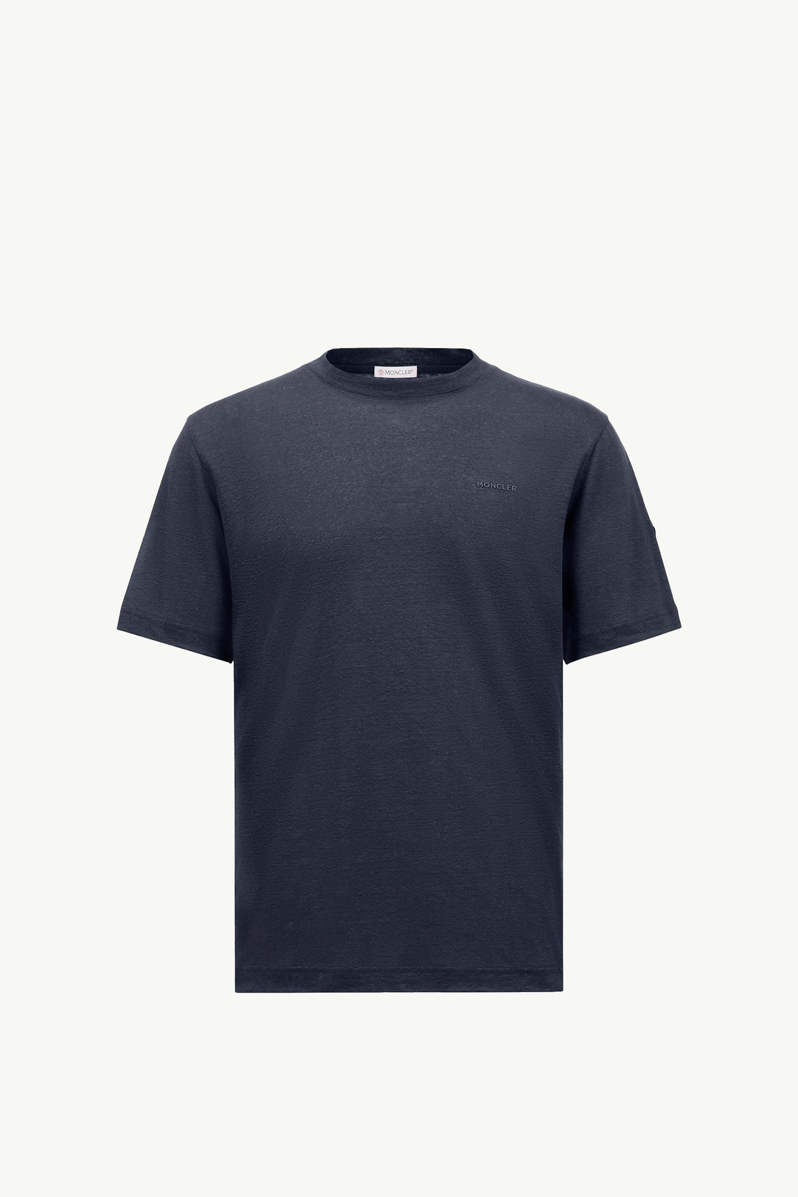 T-shirt en lin à logo_findInBoutique_image