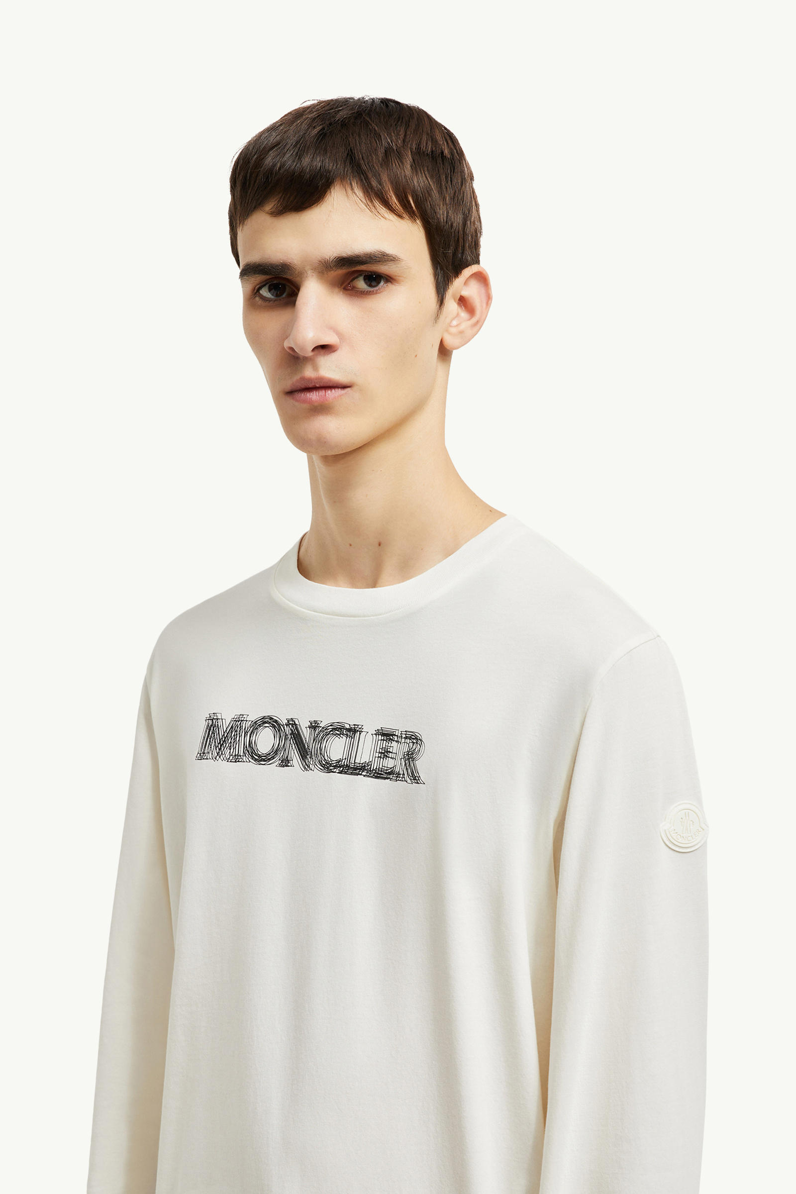 ロングスリーブTシャツ メンズ ホワイト Moncler 1