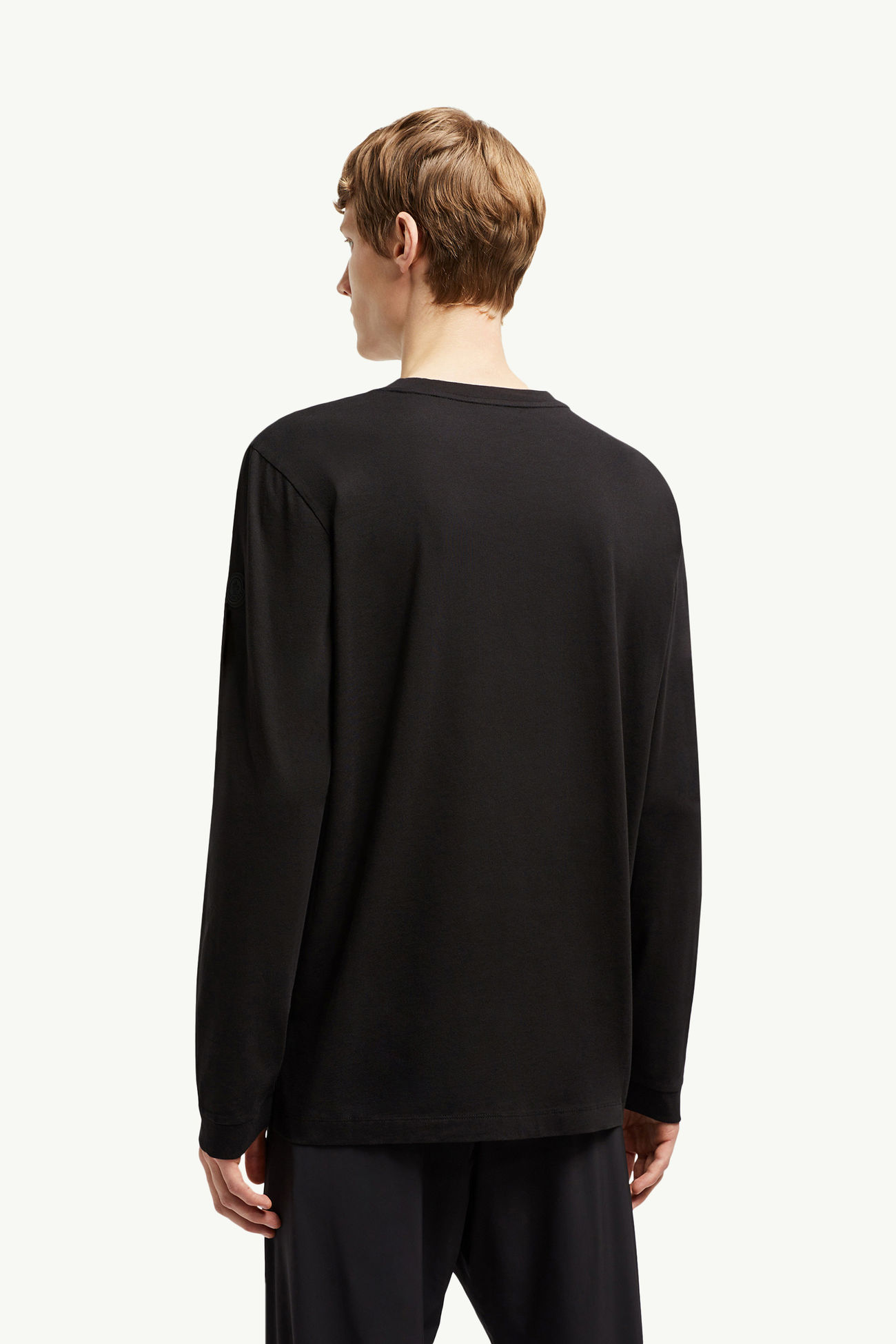 ロングスリーブTシャツ メンズ ブラック Moncler 4