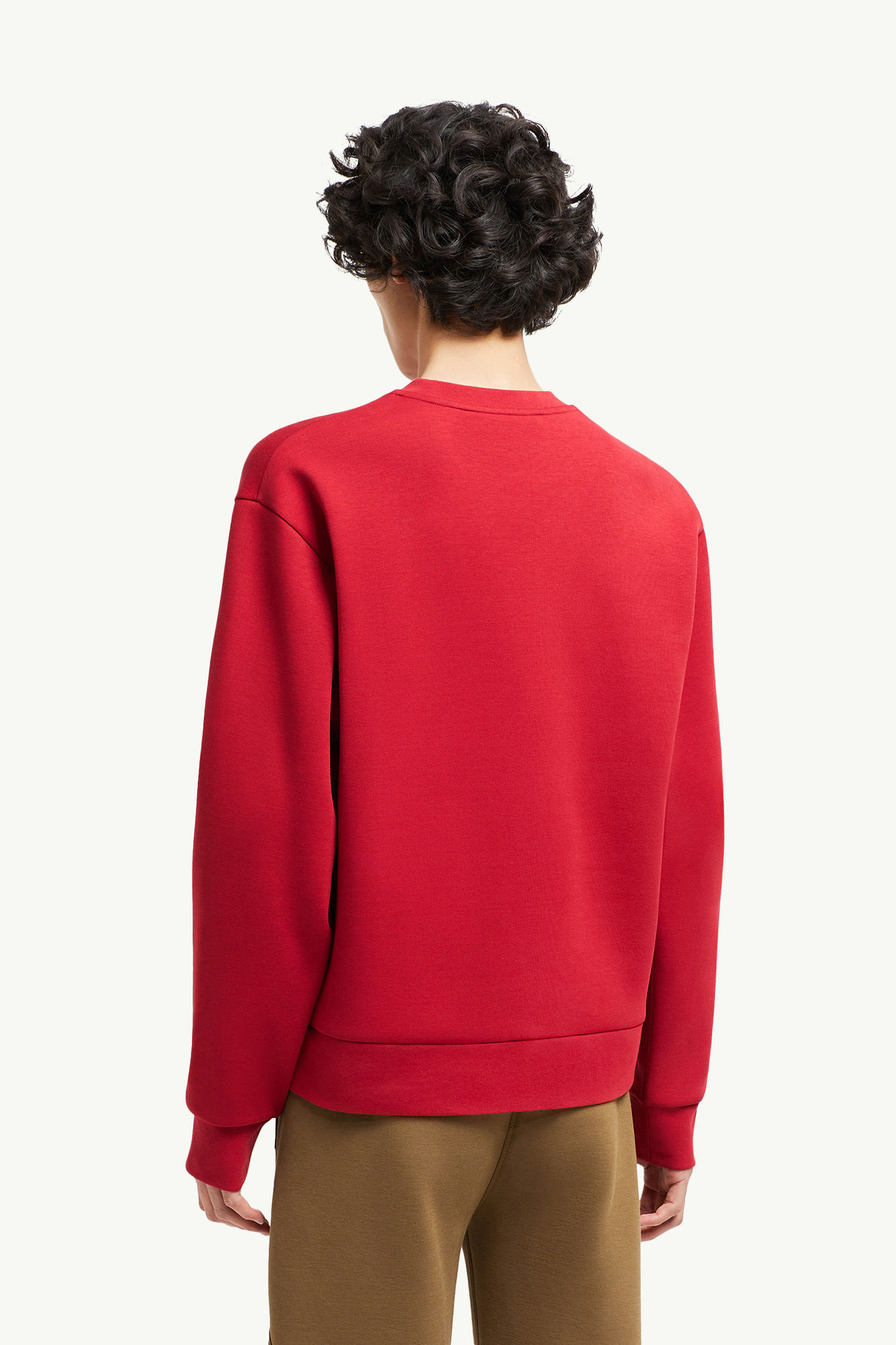 Sweat en néoprène à empiècement année du Serpent Hommes Rouge Moncler 4
