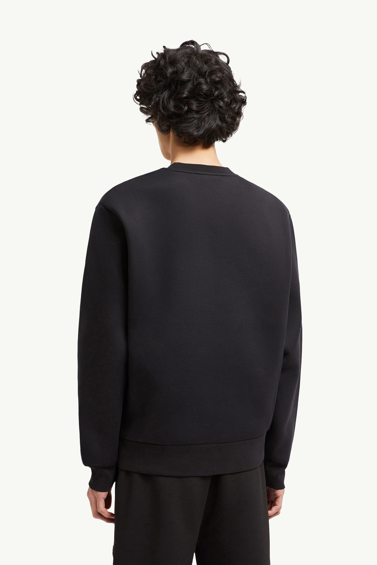 Felpa con patch Anno del Serpente in neoprene Uomo Nero Moncler 4