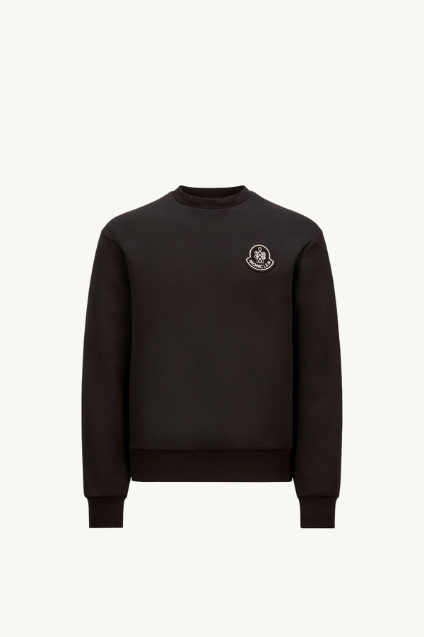 Sudadera de neopreno con parche del año de la serpiente Hombre Negro Moncler 2