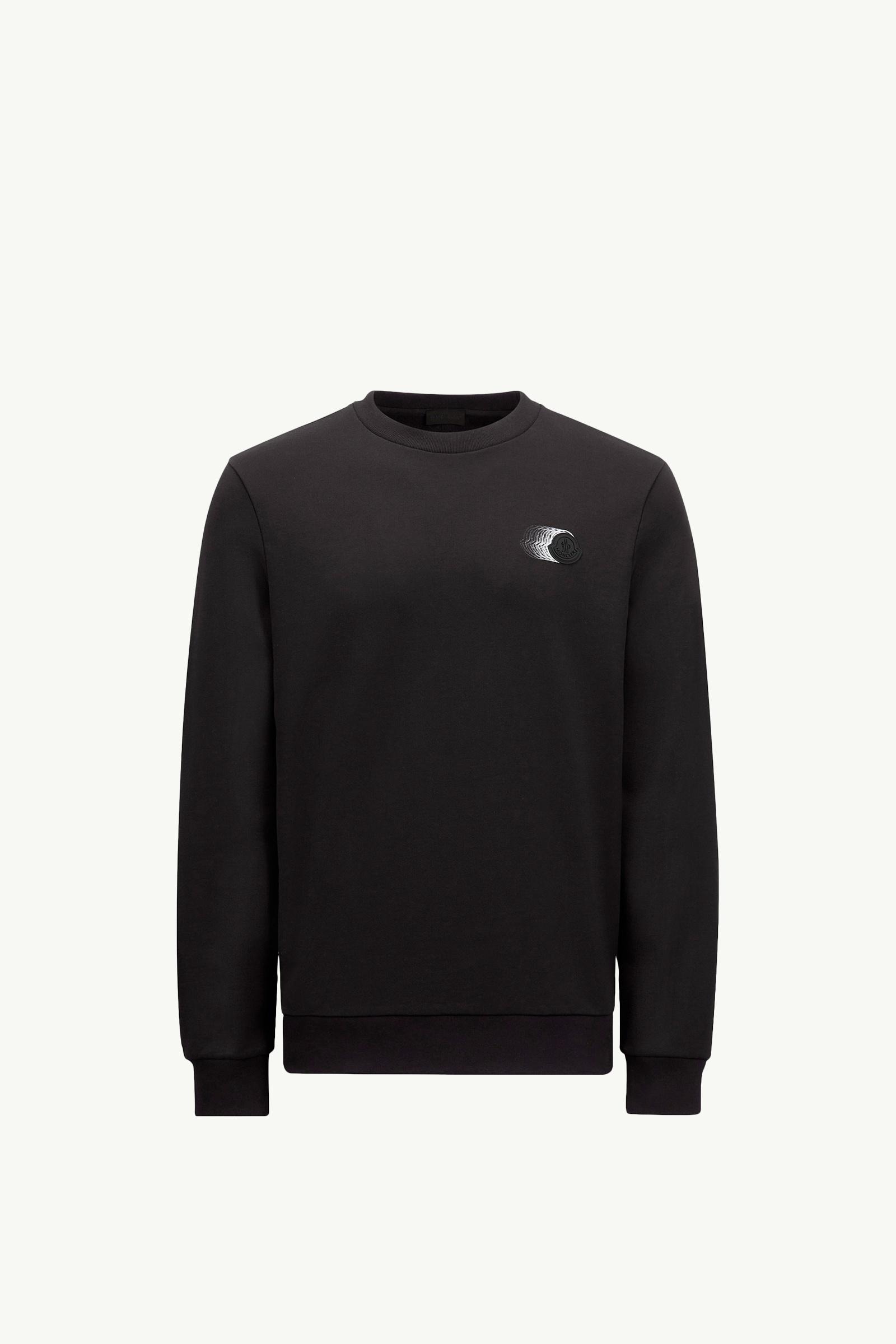 Faded Logo Motif Cotton Sweatshirt_findInBoutique_image