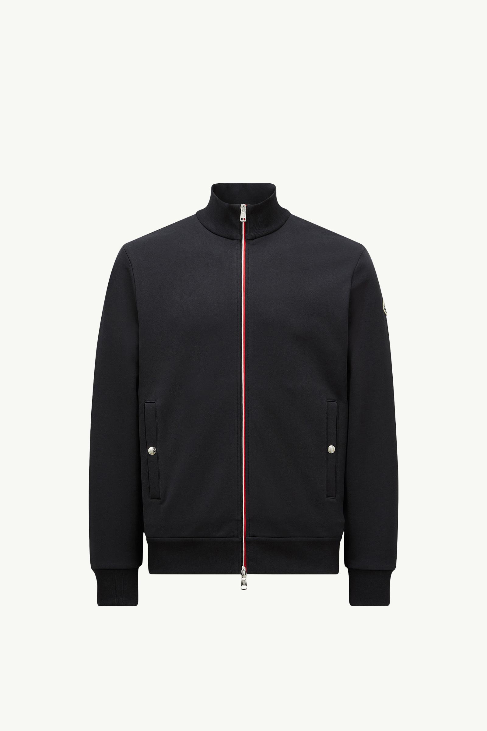Tricolor-Trimmed Cotton Zip-Up Sweatshirt_findInBoutique_image