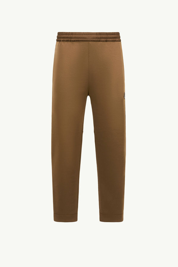 Year of the Snake Patch Neoprene Track Pants Men Light Brown Moncler 2