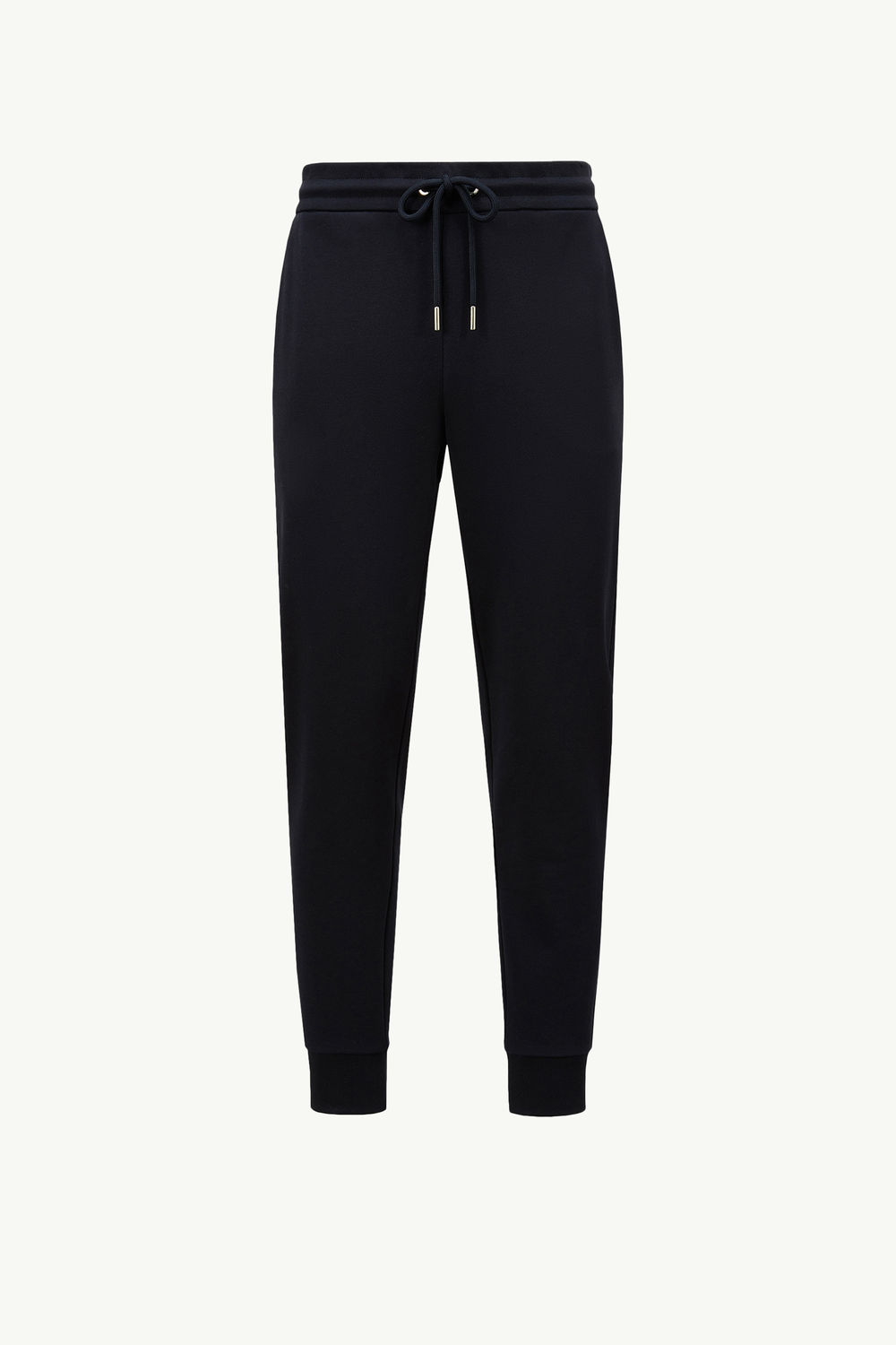 Tricolour-Trimmed Cotton Trackpants Men Night Blue Moncler 2