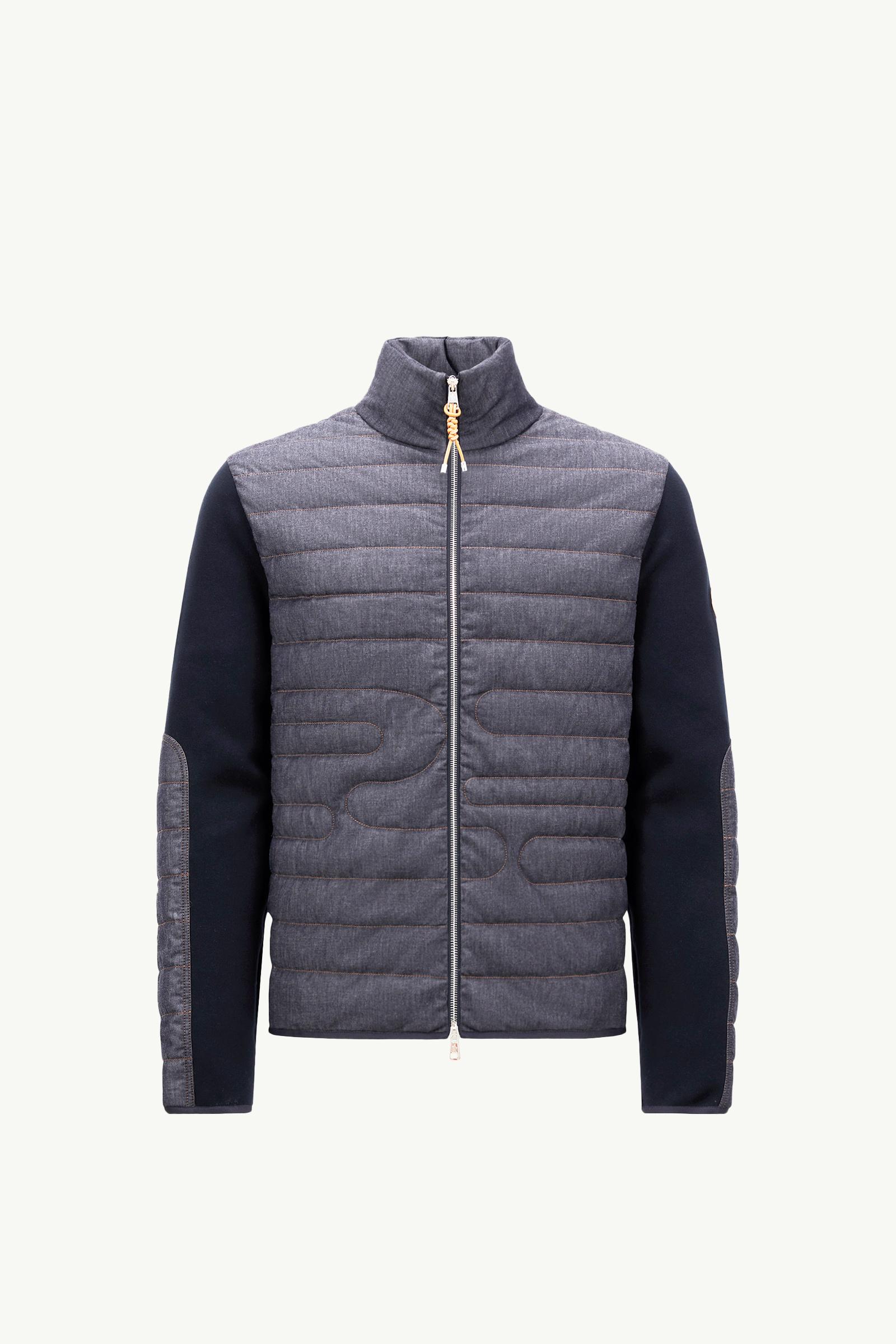 Padded Snake-Quilted Denim Cardigan_findInBoutique_image
