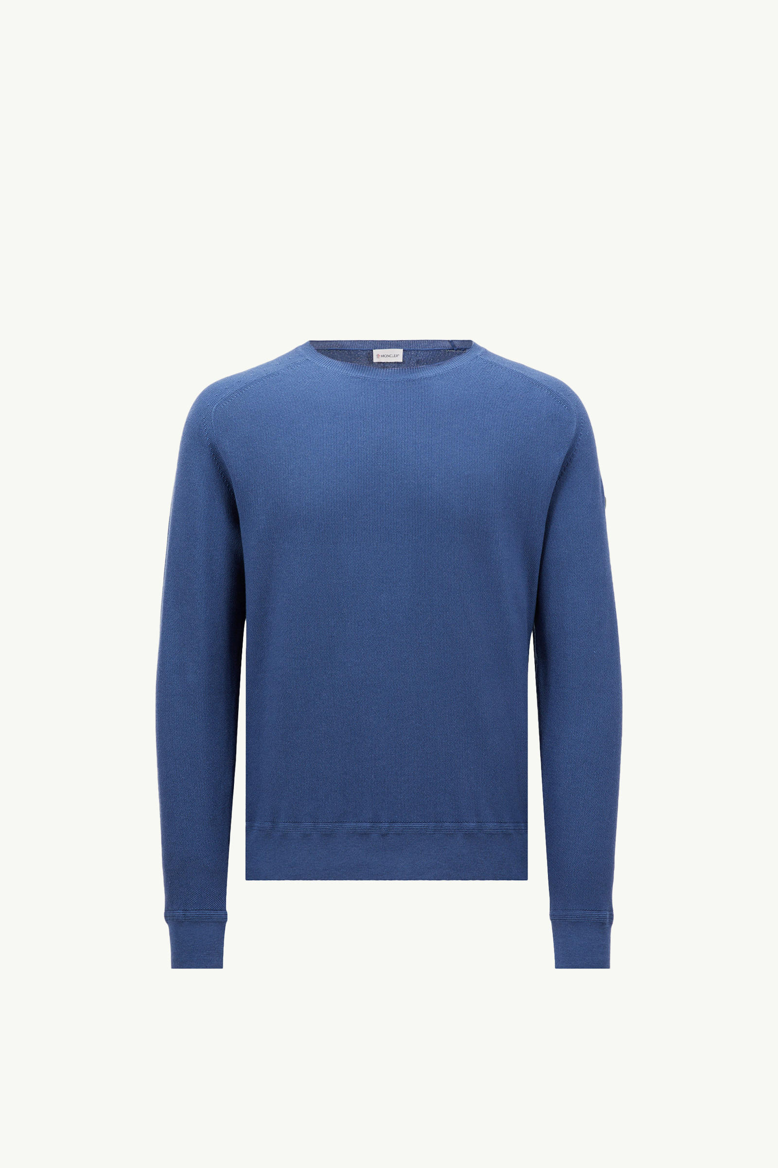 Cotton & Cashmere Jumper Men Cobalt Blue Moncler 2