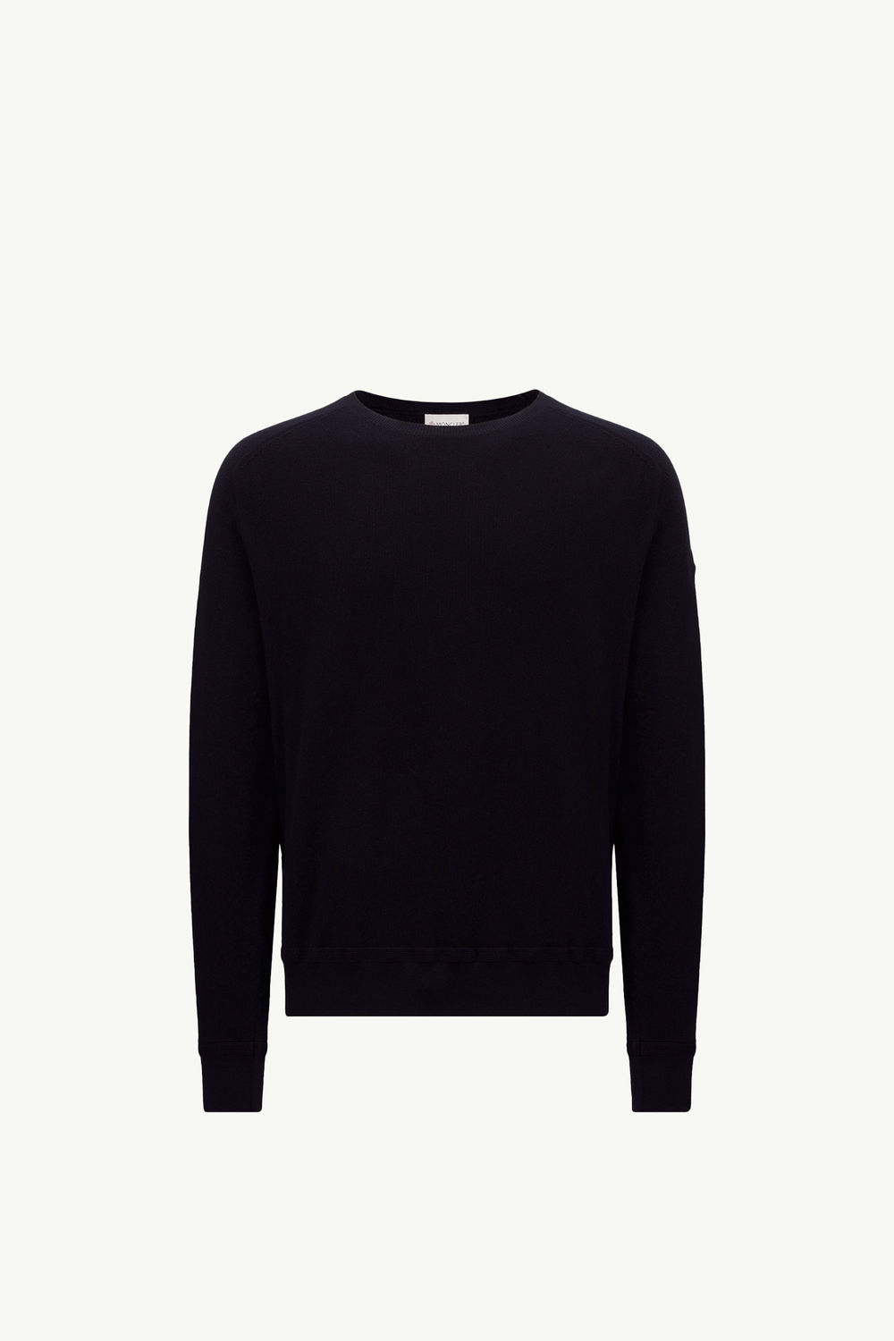 Cotton & Cashmere Jumper Men Dark Blue Moncler 2