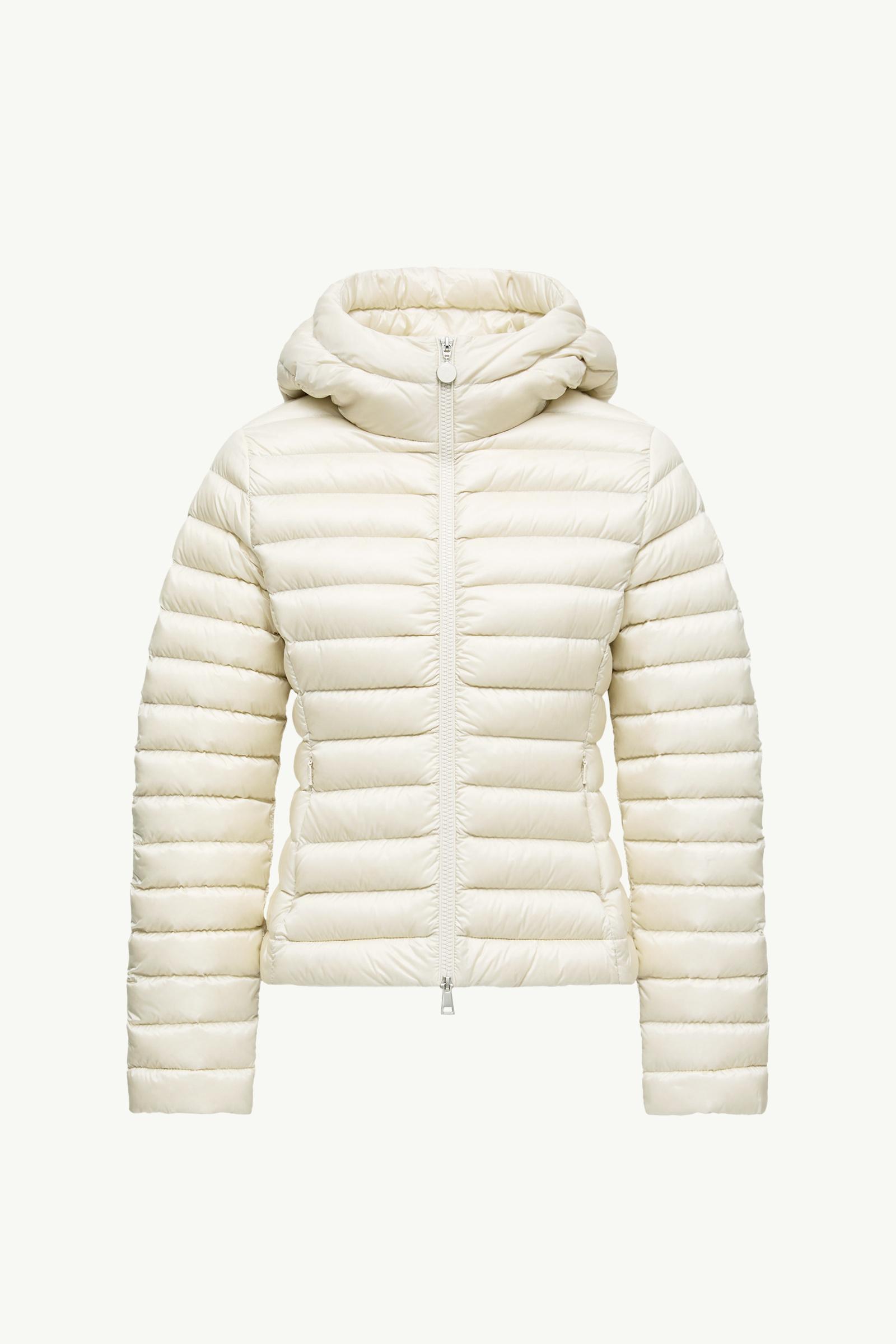 White Ivory Ige Hooded Short Down Jacket - Short Down