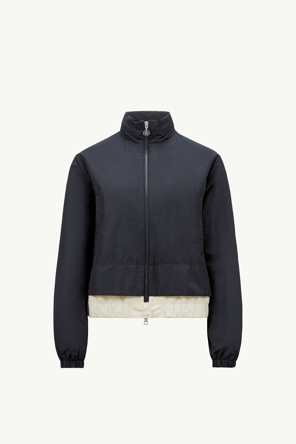 Janze Hooded Twill Short Down Jacket Women Navy Blue Moncler 2