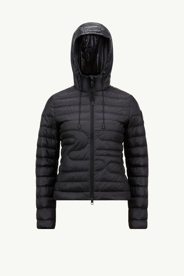 Doudoune courte à capuche matelassée Xiaobai Femmes Noir Moncler 2