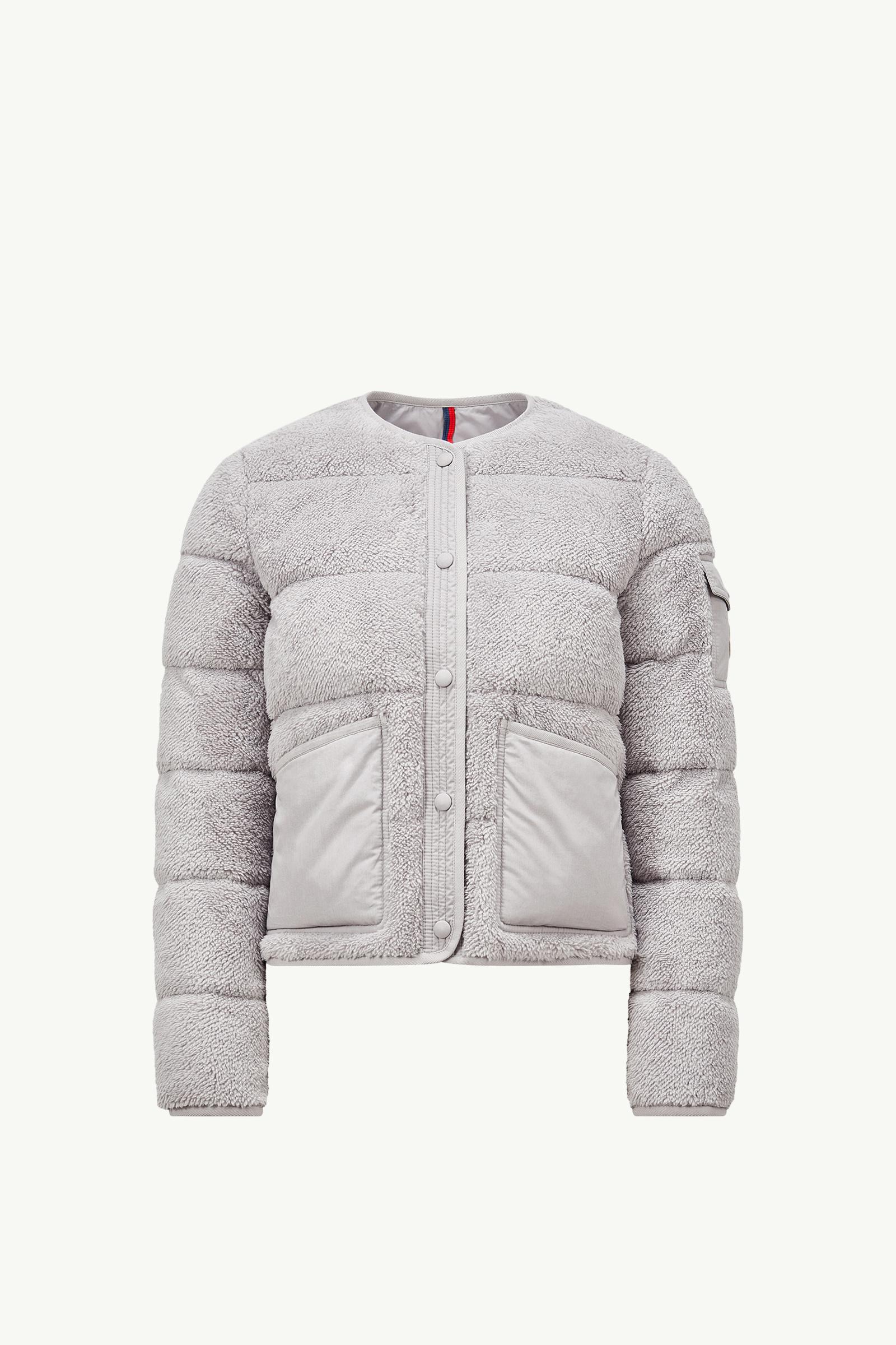 Grey Floyrac Teddy Short Down Jacket - Short Down Jackets for