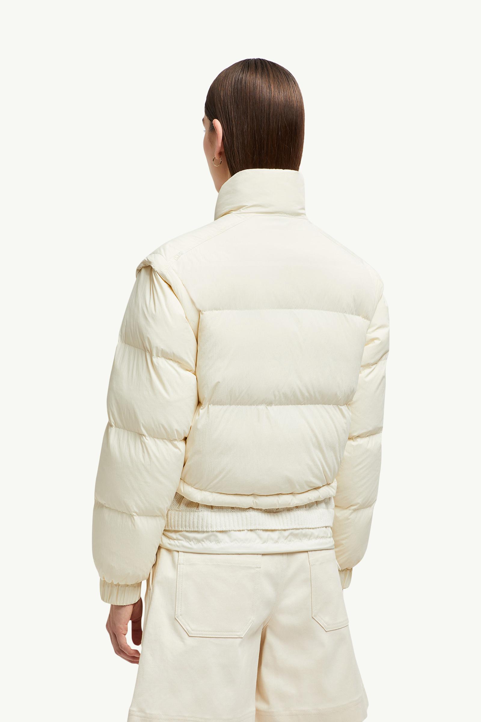 White Selle 2-in-1 Short Down Jacket - Short Down Jackets