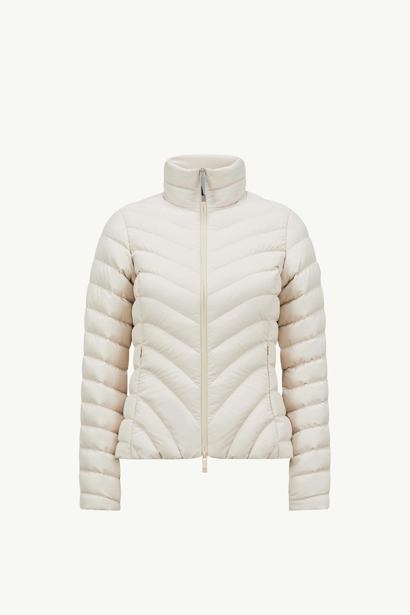 Sand Beige Grange Diagonal-Quilted Short Down Jacket - Short Down