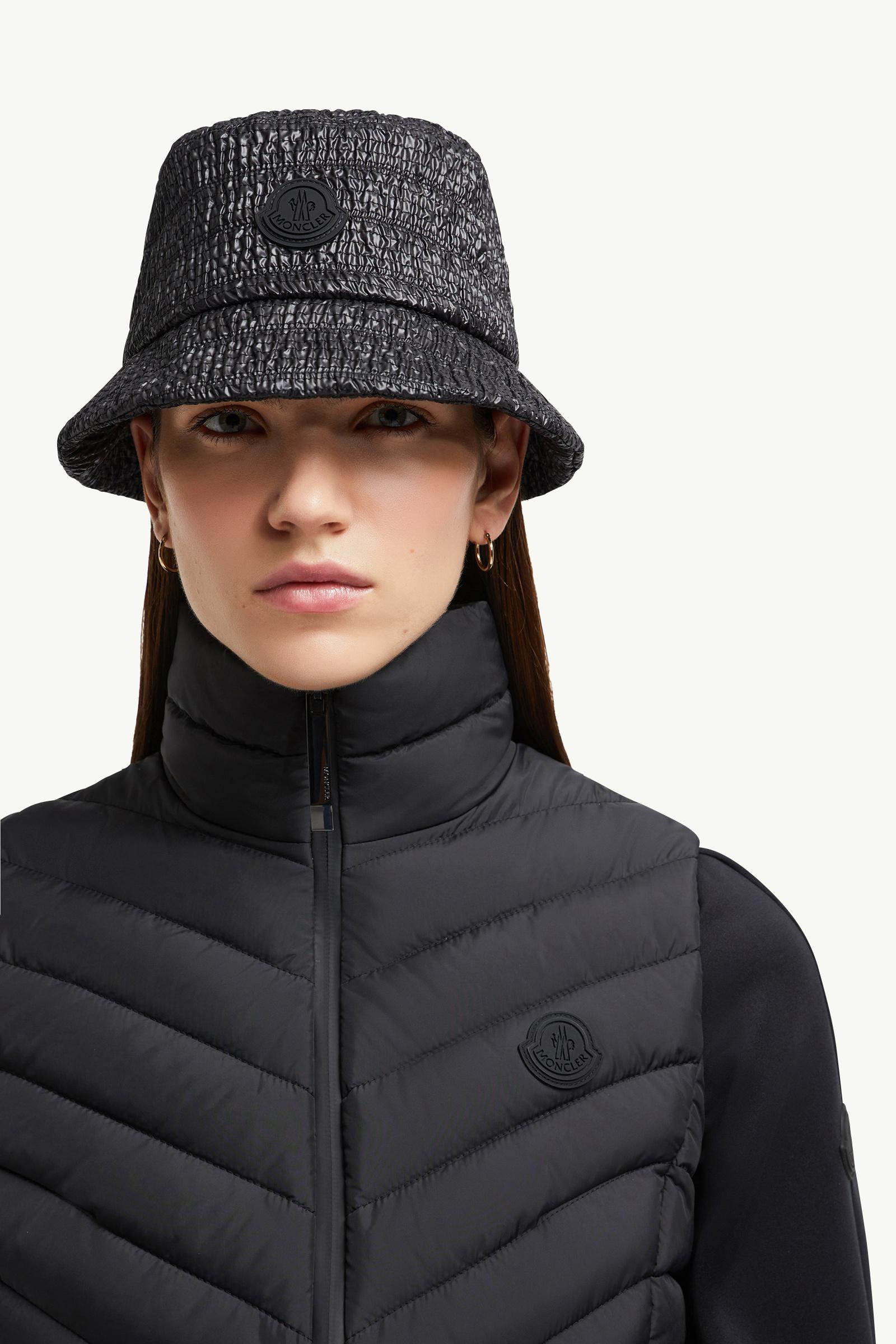 Granes斜紋絎縫羽絨背心 女士 黑色 Moncler 1