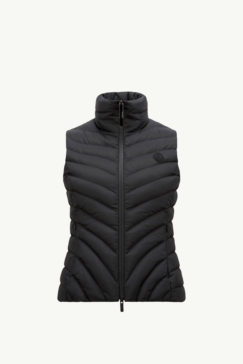 Granes Diagonal-Quilted Down Gilet Women Black Moncler 2