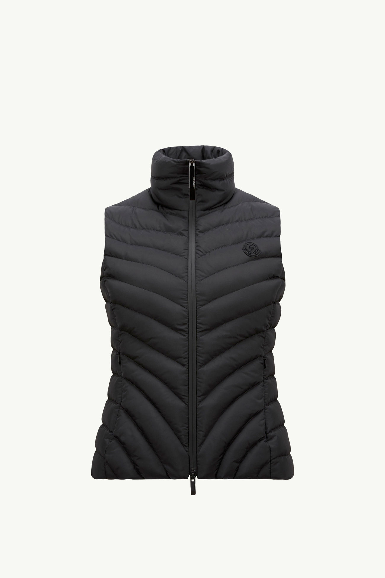 Granes女士斜纹绗缝羽绒马甲 女士 黑色 Moncler 2