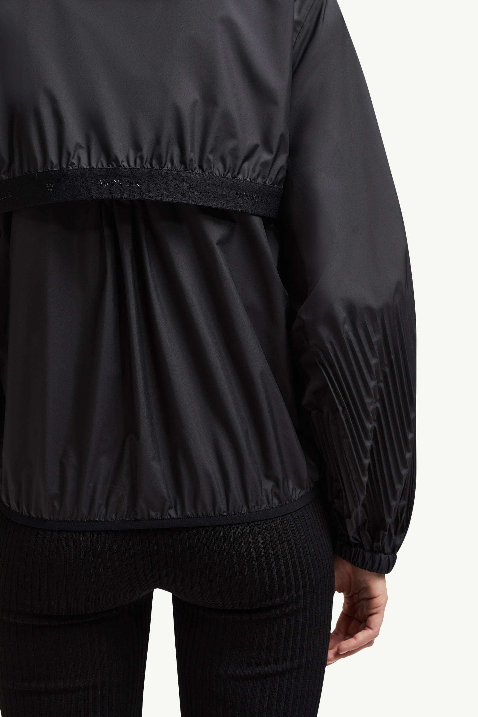 Panat Hooded Windbreaker Women Black Moncler 6