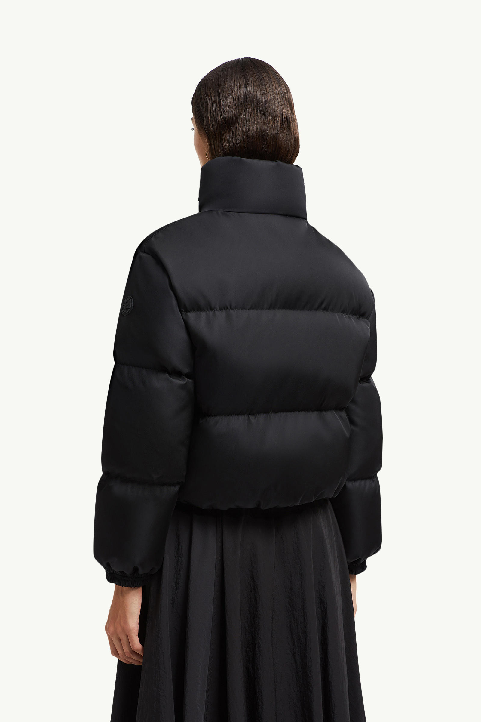 Vissec kurze Daunenjacke Damen Schwarz Moncler 4