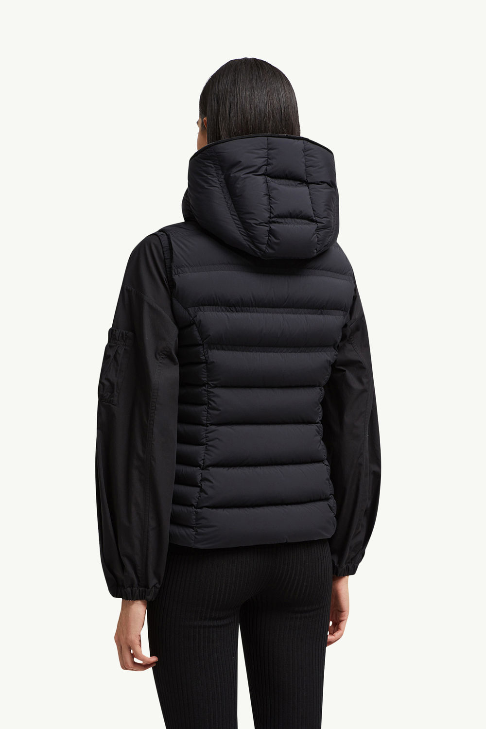 Aliterse Hooded Down gilet Women Black Moncler 4