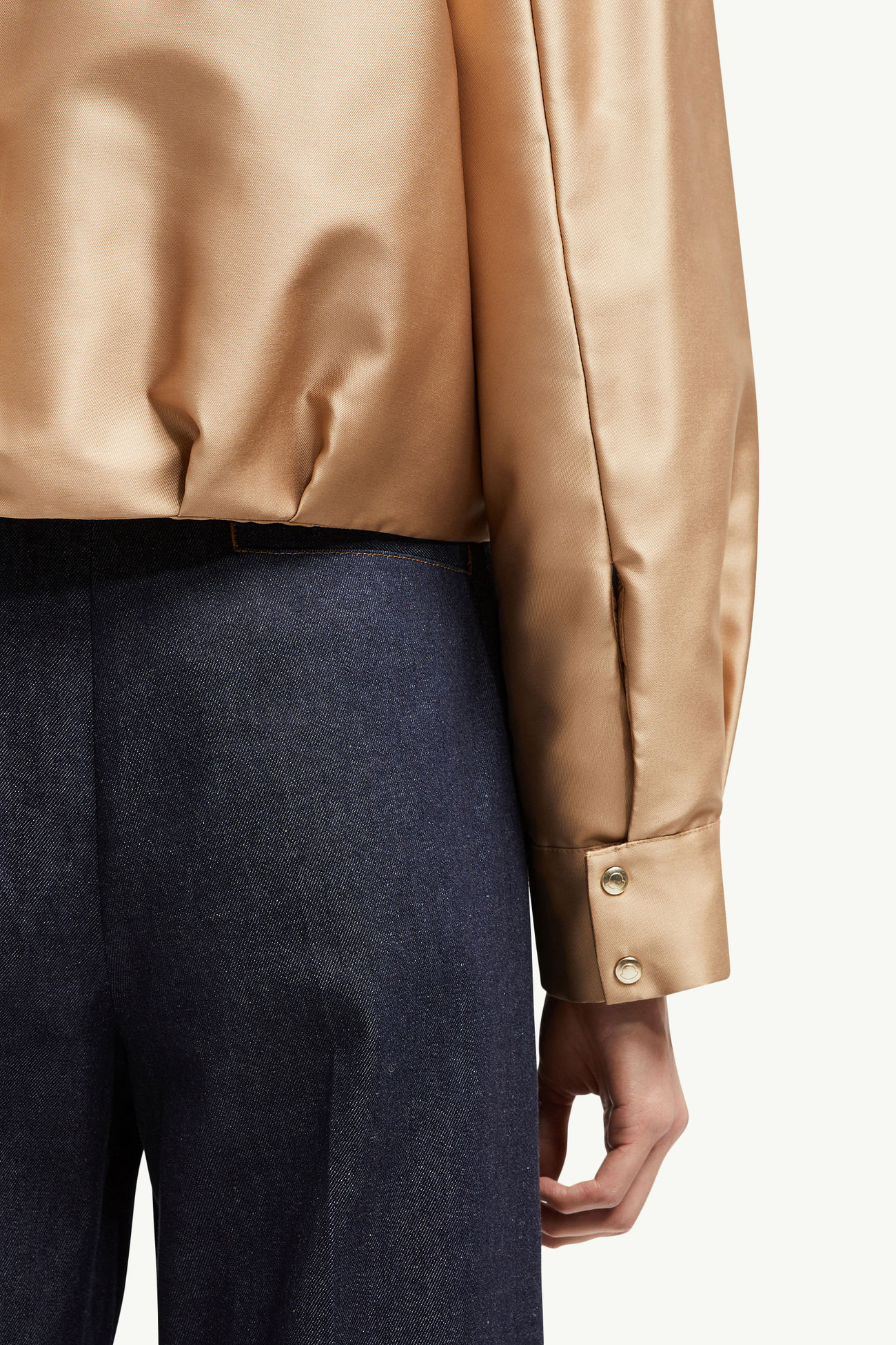 Giacca bomber imbottita Maupa in duchesse Donna Beige Moncler 7