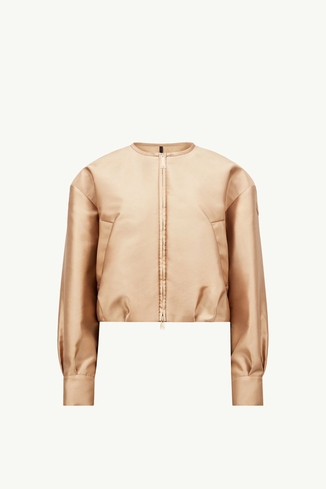 Maupa女士丝硬缎羽绒飞行员夹克外套 女士 米色 Moncler 2