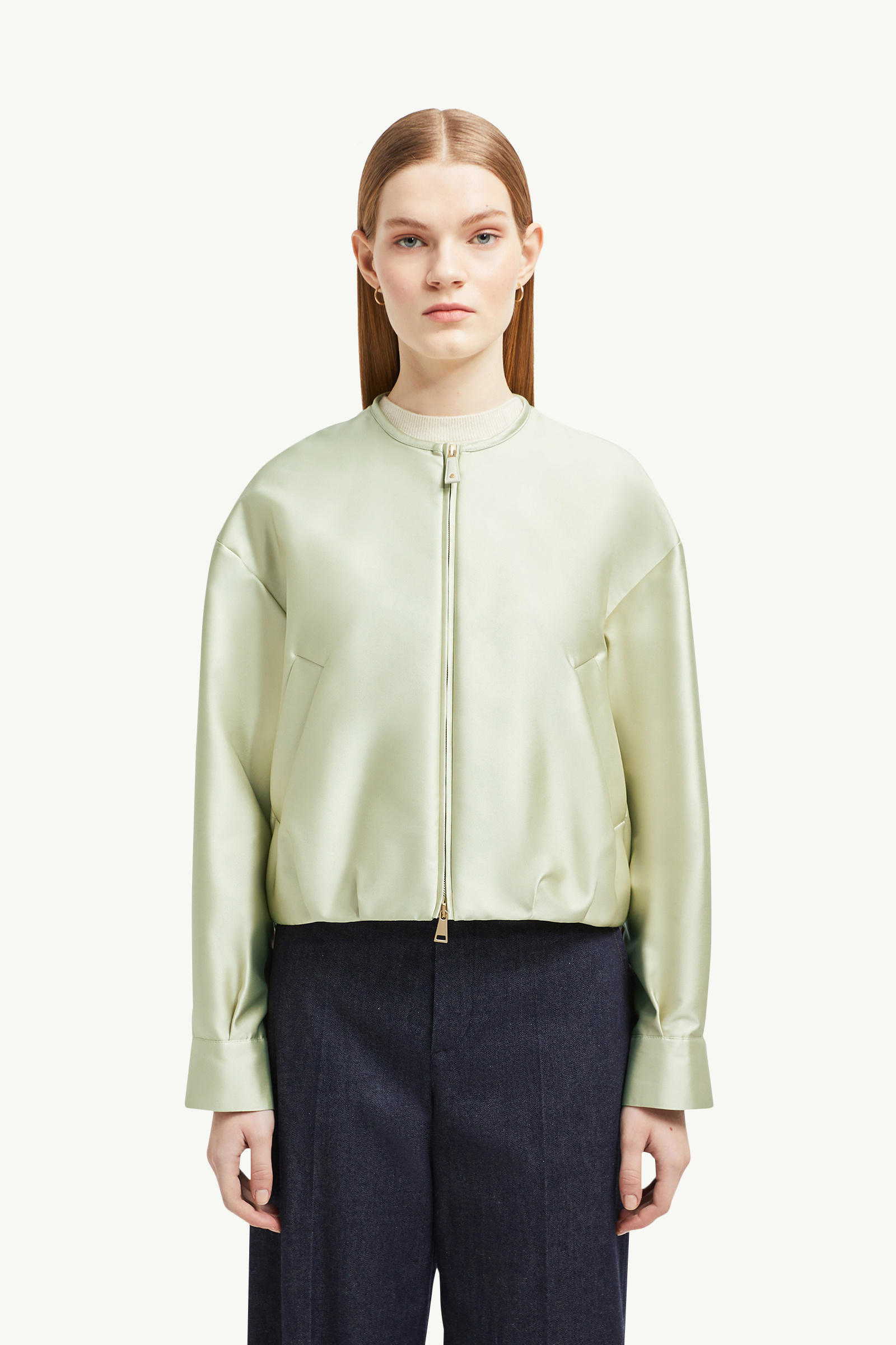 Bomber Maupa en duchesse Femmes Vert Clair Moncler 3