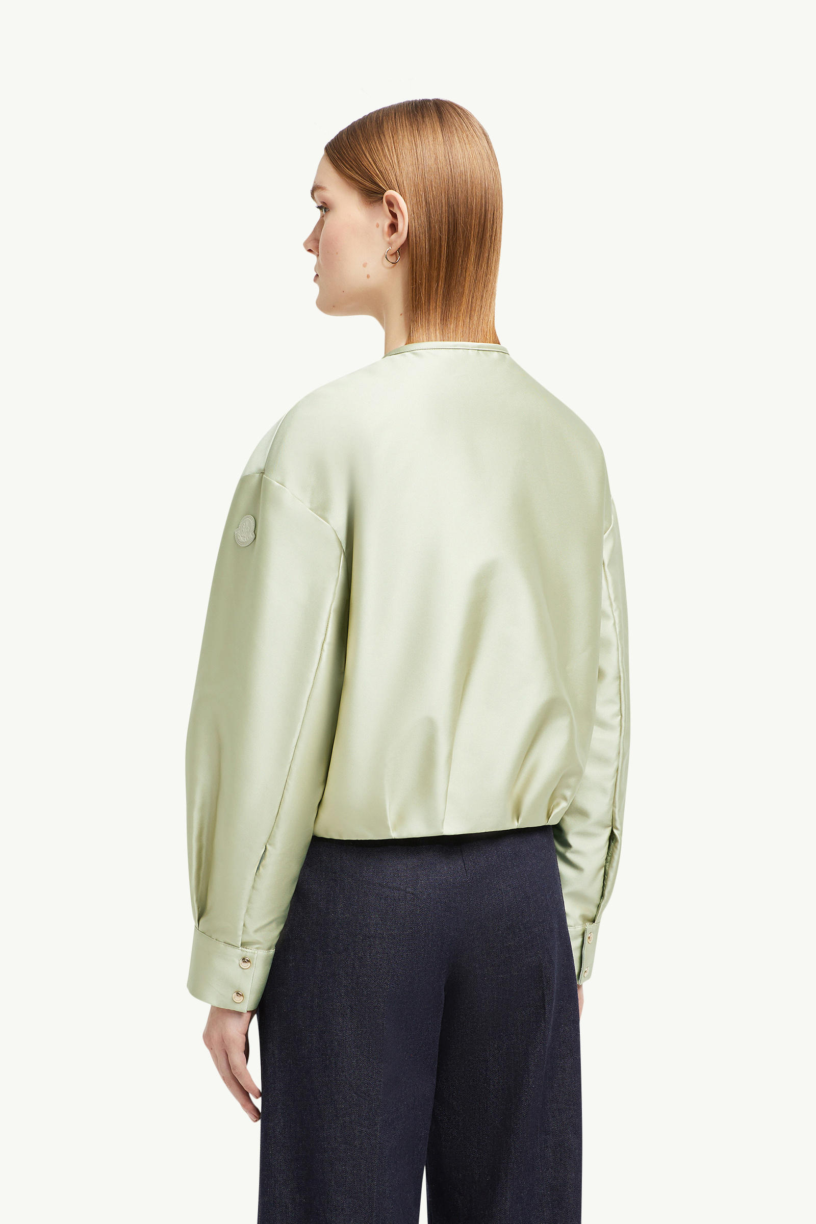 Bomber Maupa en duchesse Femmes Vert Clair Moncler 4