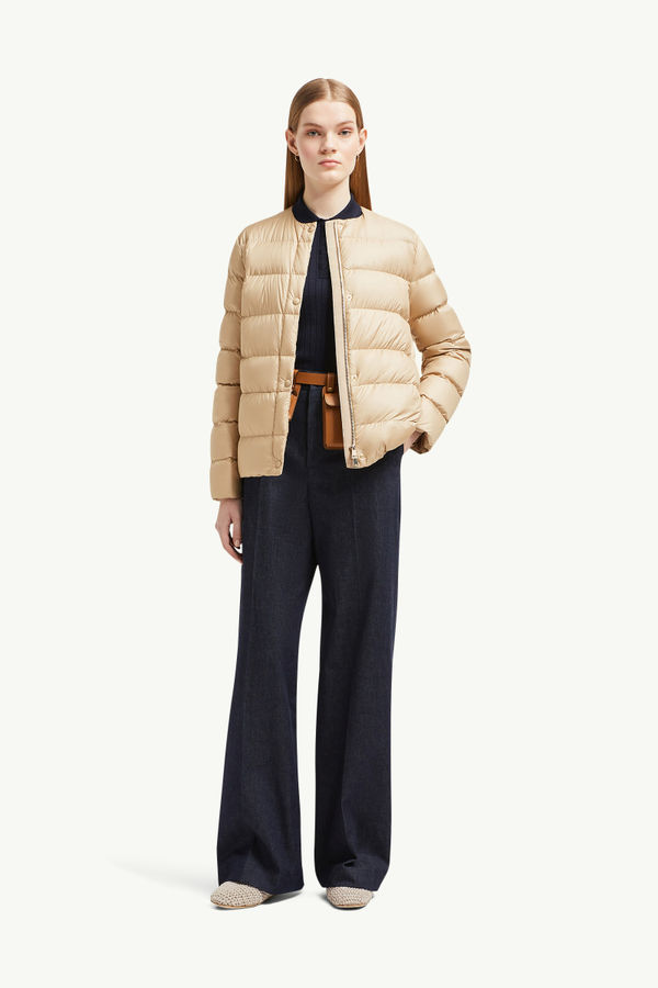 Gerbeショートダウンジャケット レディース ベージュ Moncler 0
