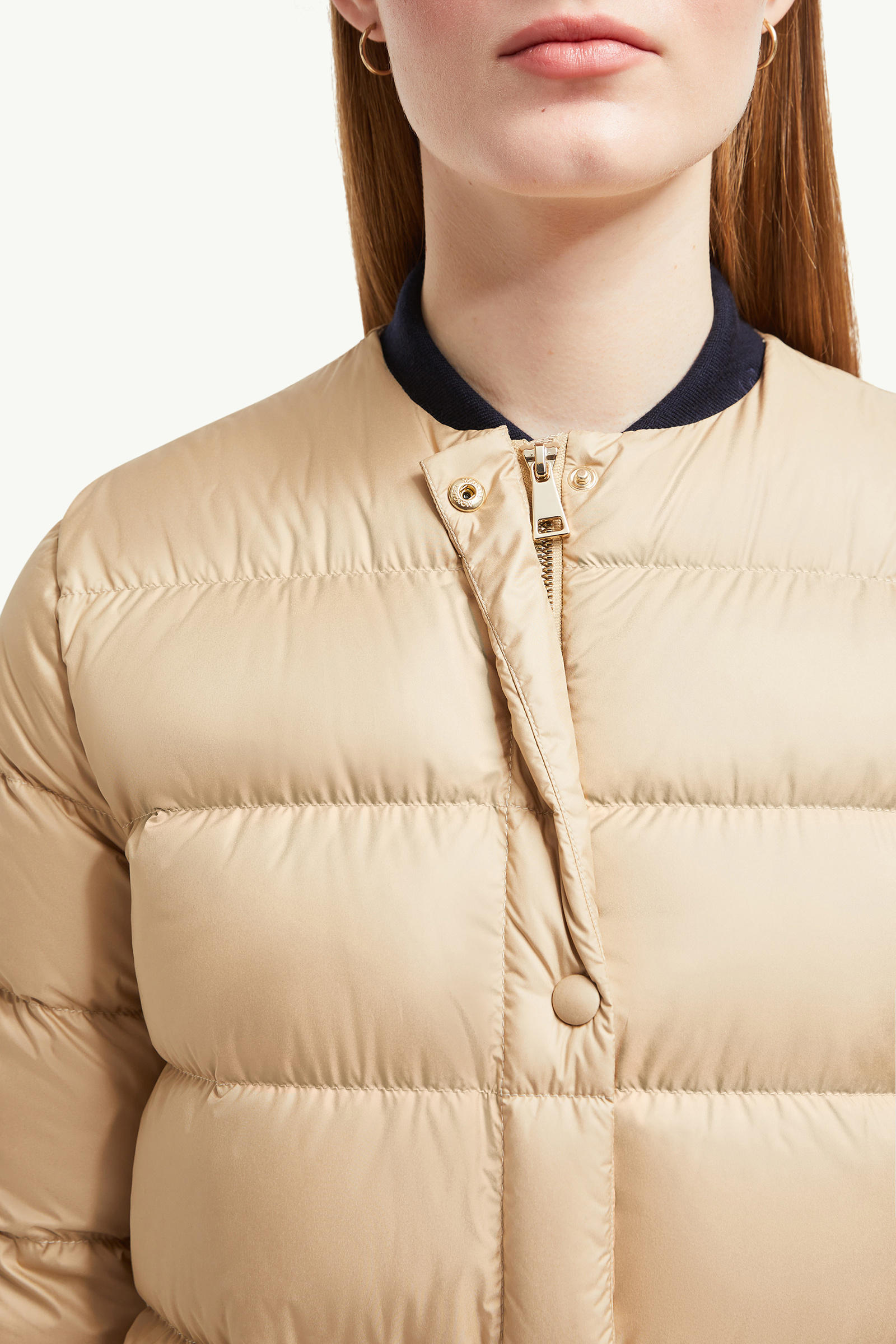 Gerbe短身羽絨外套 女士 米色 Moncler 6