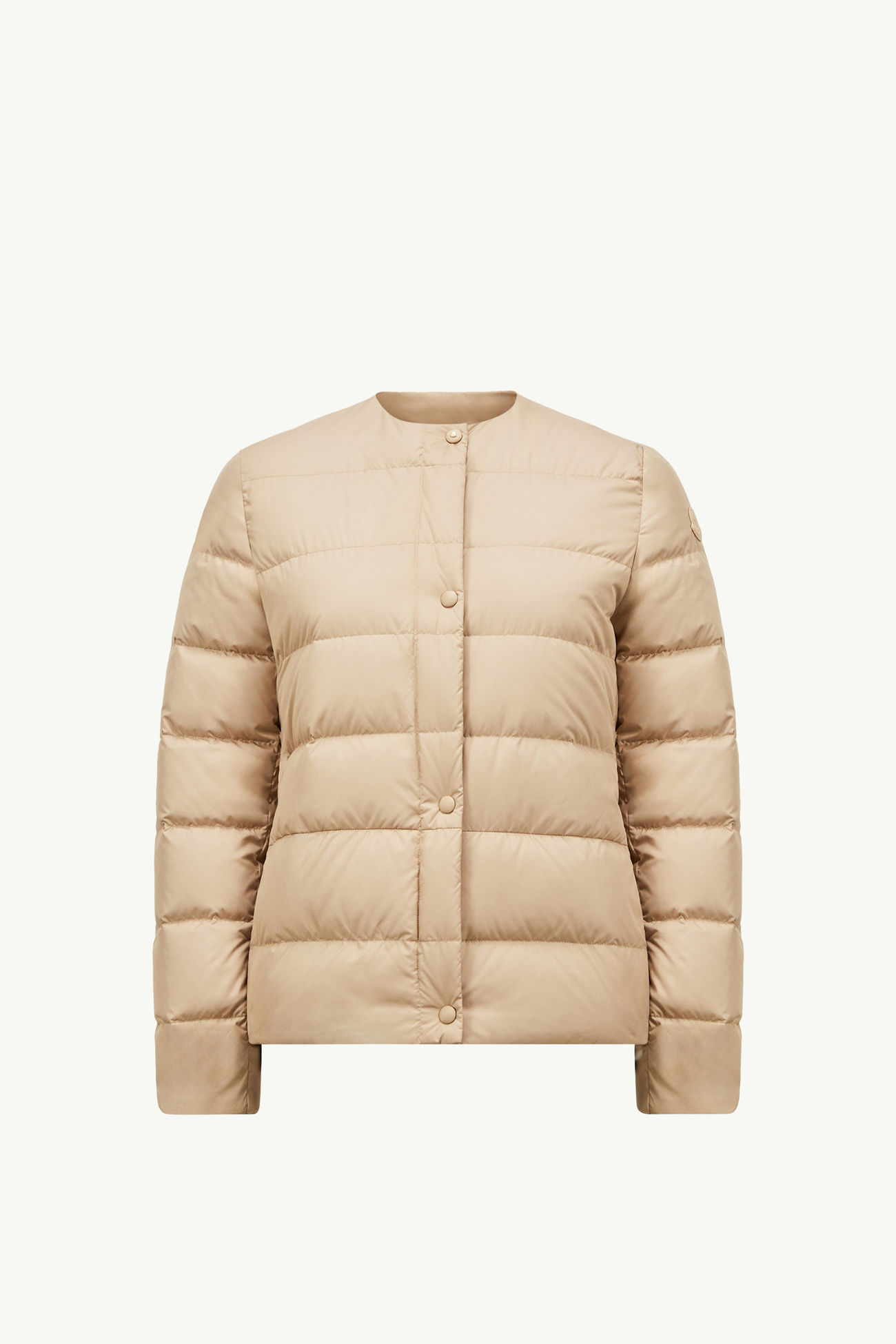 Plumífero corto Gerbe Mujer Beige Moncler 2