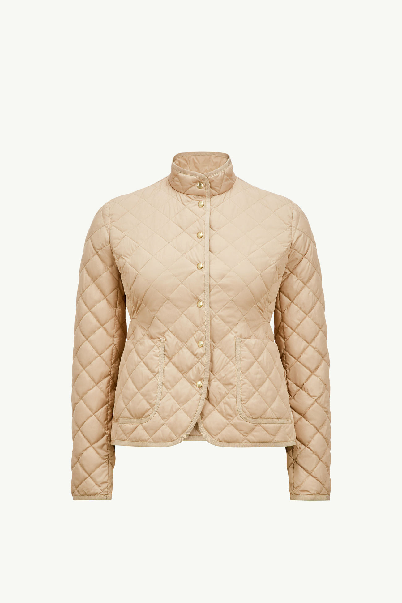 Epin Fit & Flare Short Down Jacket Women Beige Moncler 2