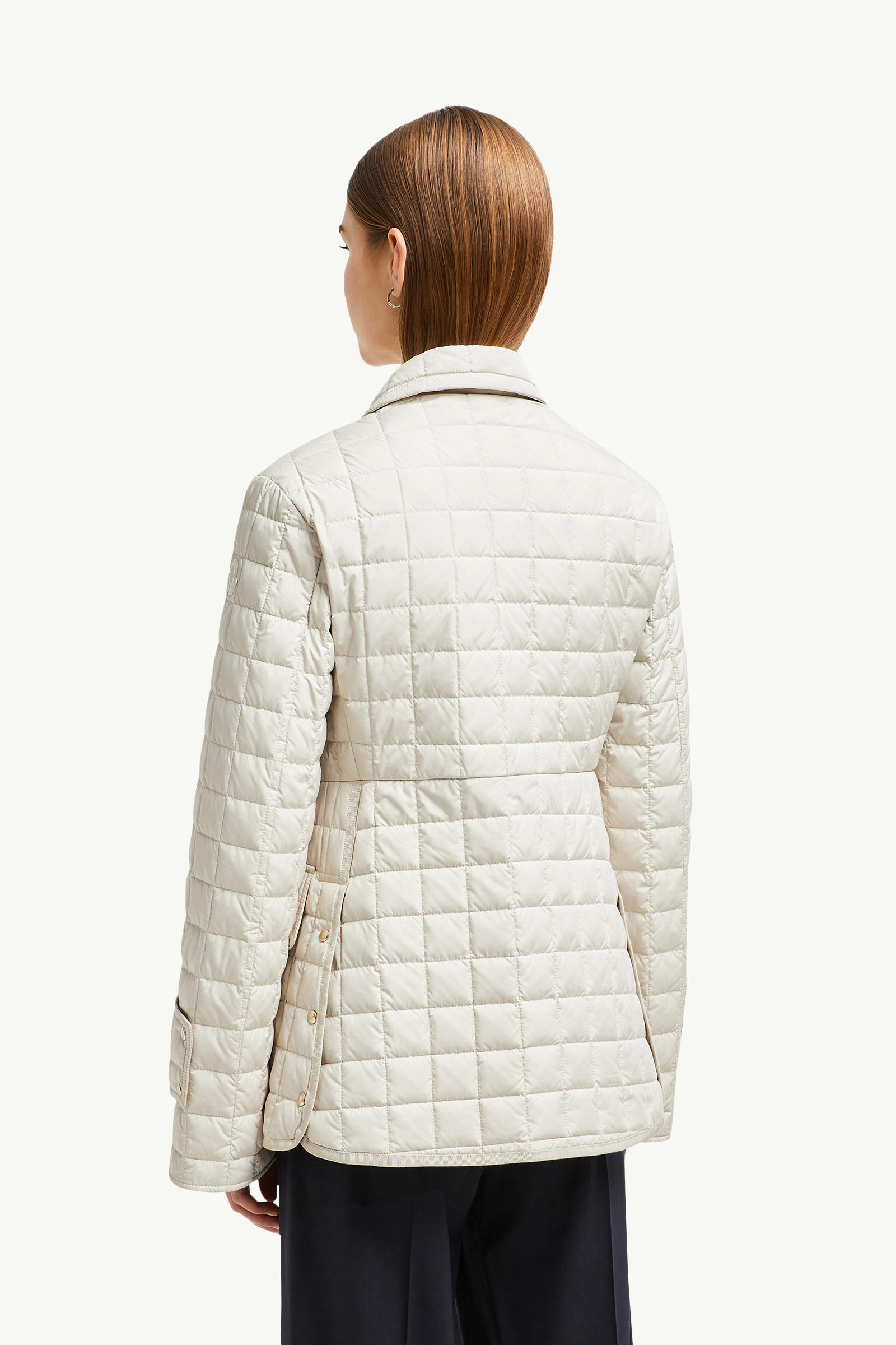 Doudoune-chemise Epinal à matelassage en carrés Femmes Blanc Ivoire Moncler 4