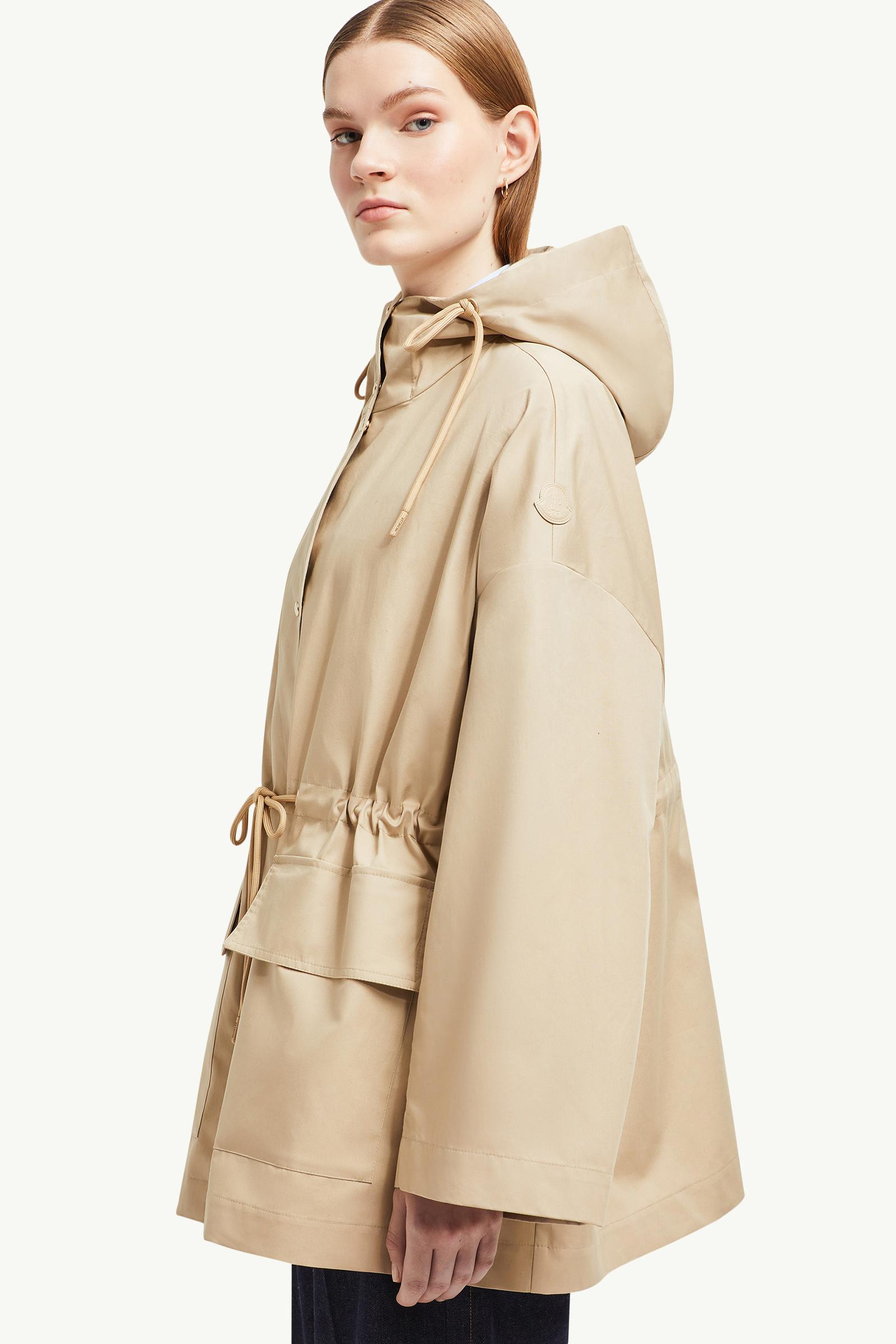 Gaillon Hooded Cotton Parka Coat Women Beige Moncler 1
