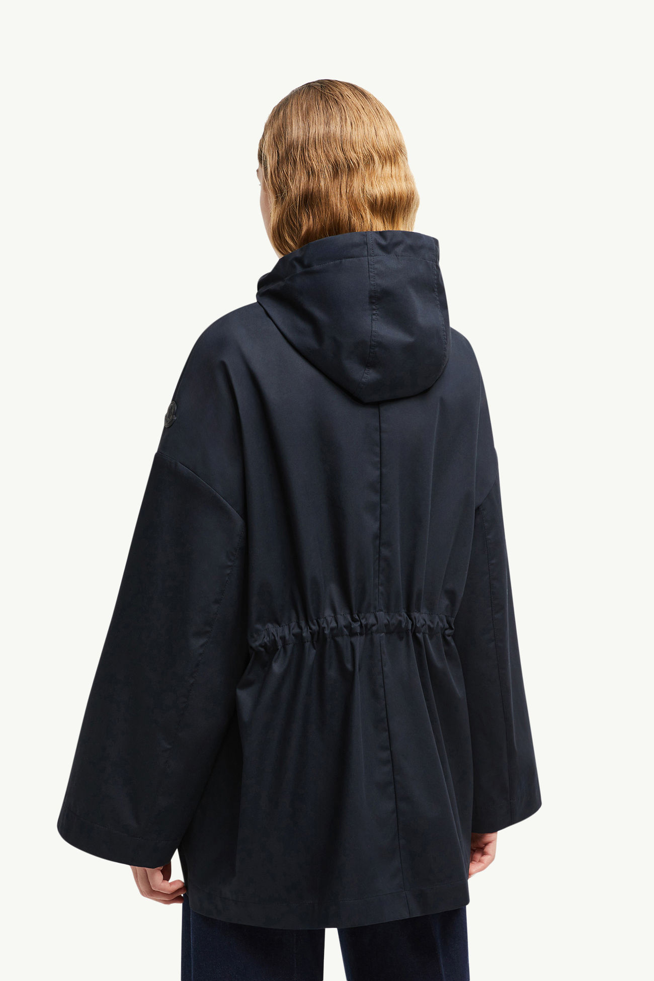 Gaillon Parka aus Baumwolle mit Kapuze Damen Navyblau Moncler 4
