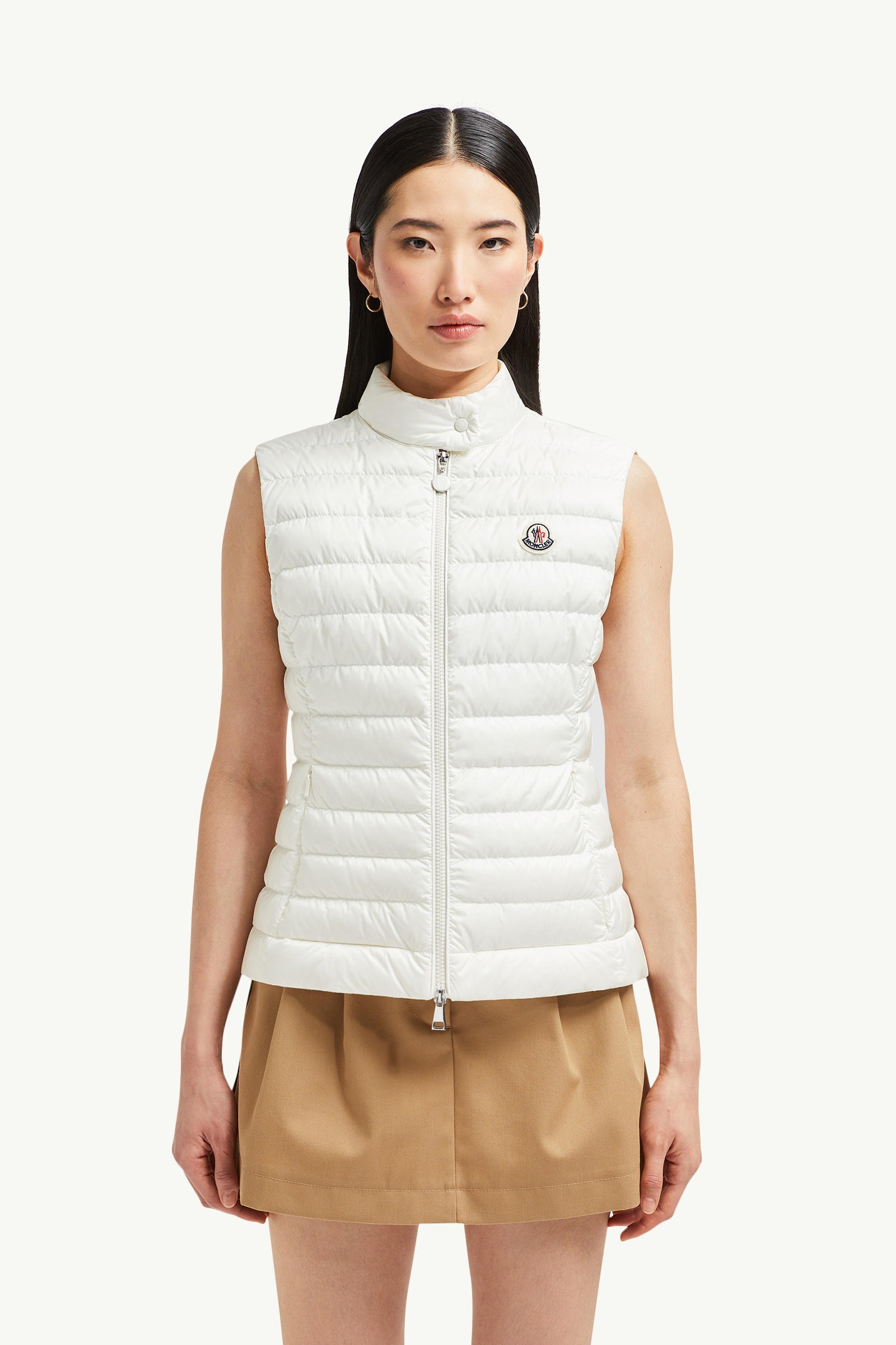 Igens Down Gilet Women White Moncler 3