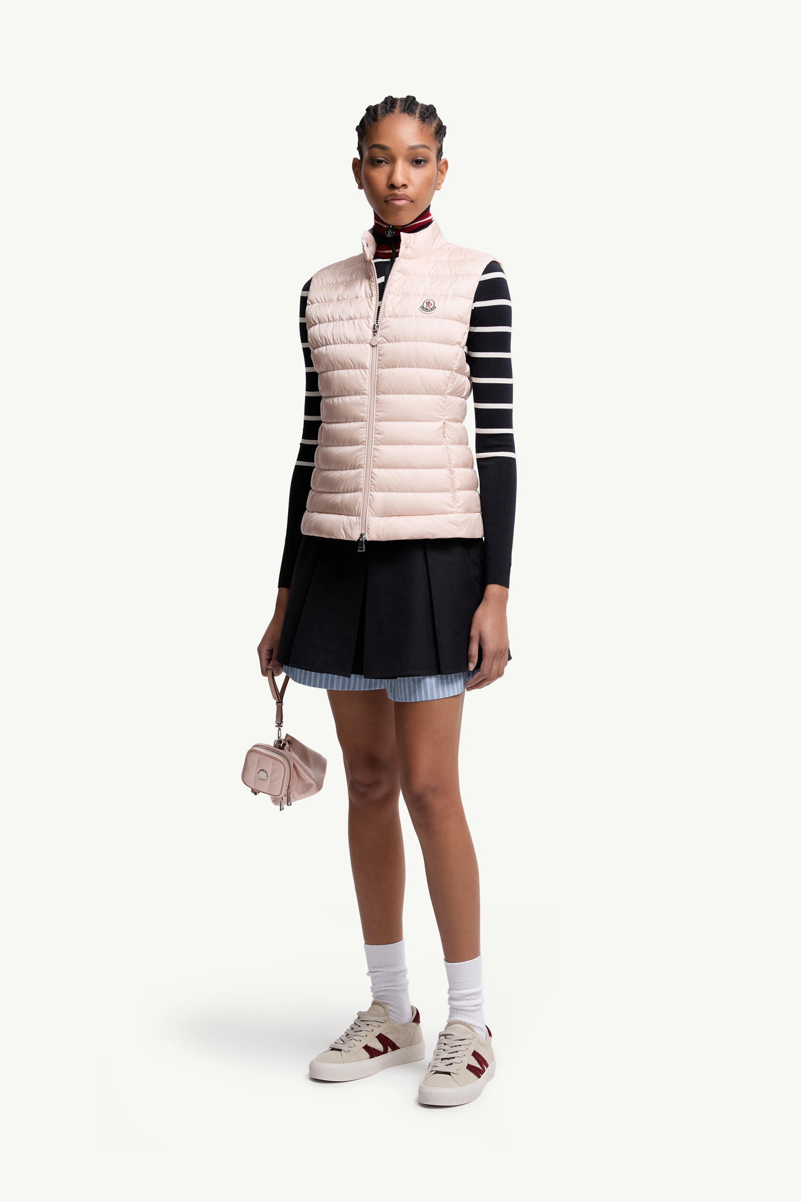 Igens Down Gilet Women Light Pink Moncler 0