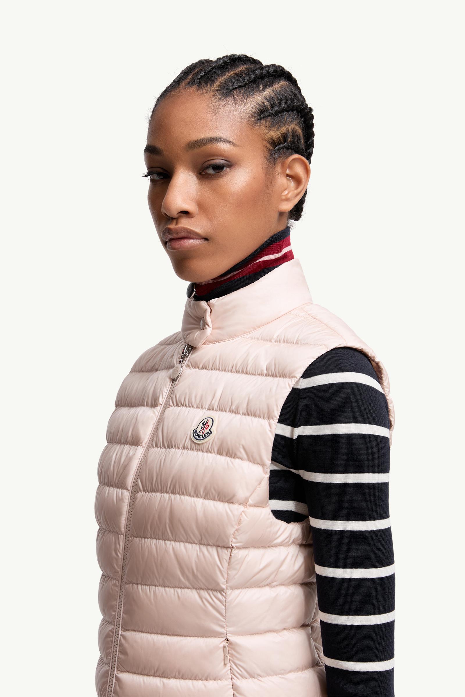 Light Pink Igens Down Vest - Vests for Women | Moncler US