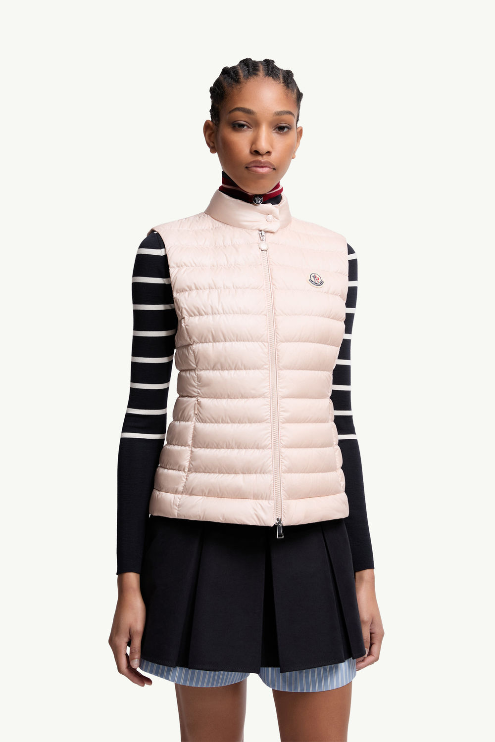 Igens Down Gilet Women Light Pink Moncler 3