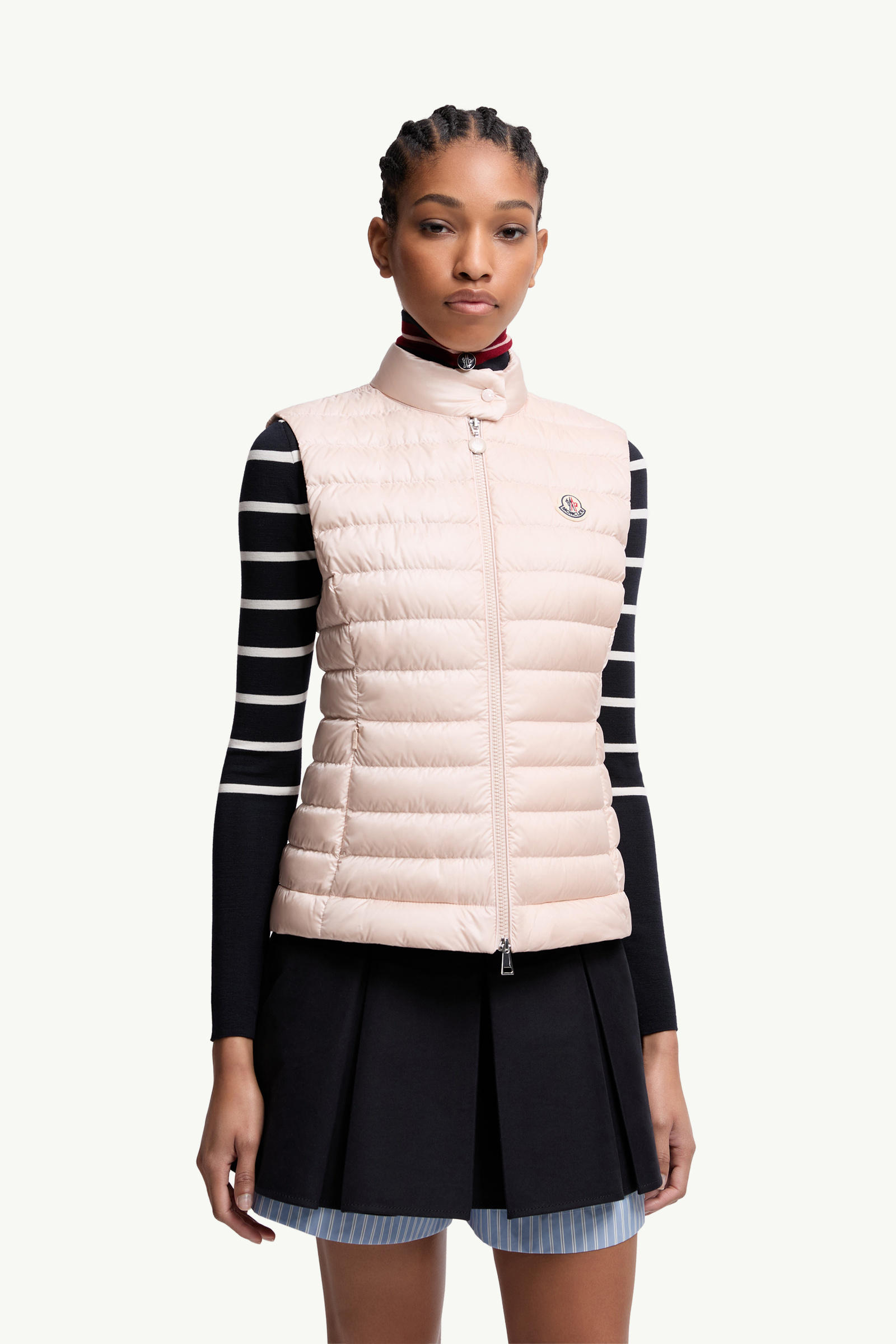Igens Down Gilet Women Light Pink Moncler 3