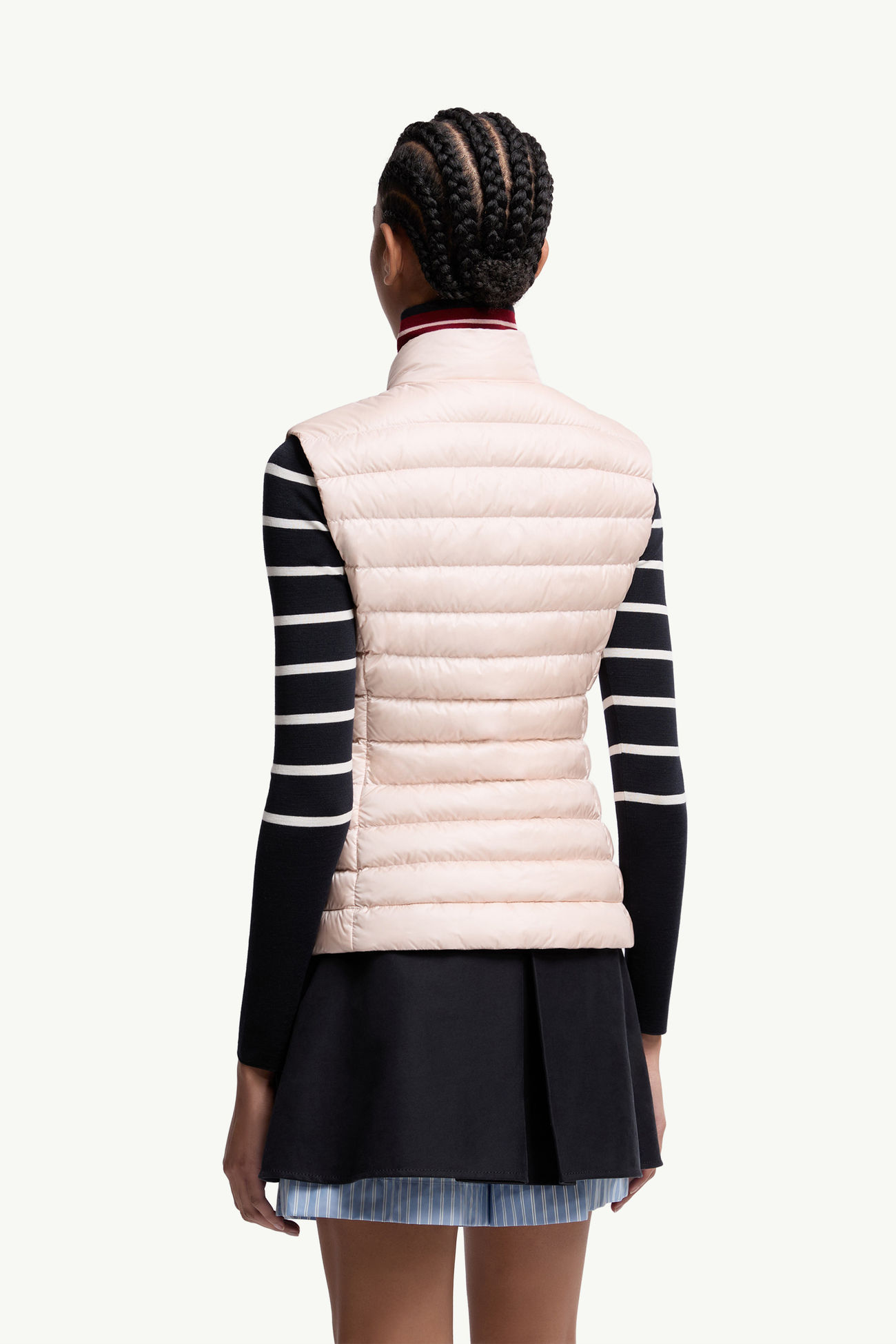 Chaleco plumífero Igens Mujer Rosado claro Moncler 4