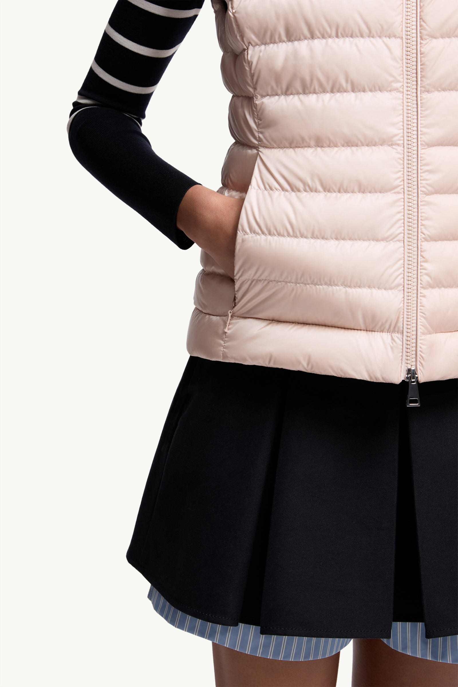 Igens Down Gilet Women Light Pink Moncler 5