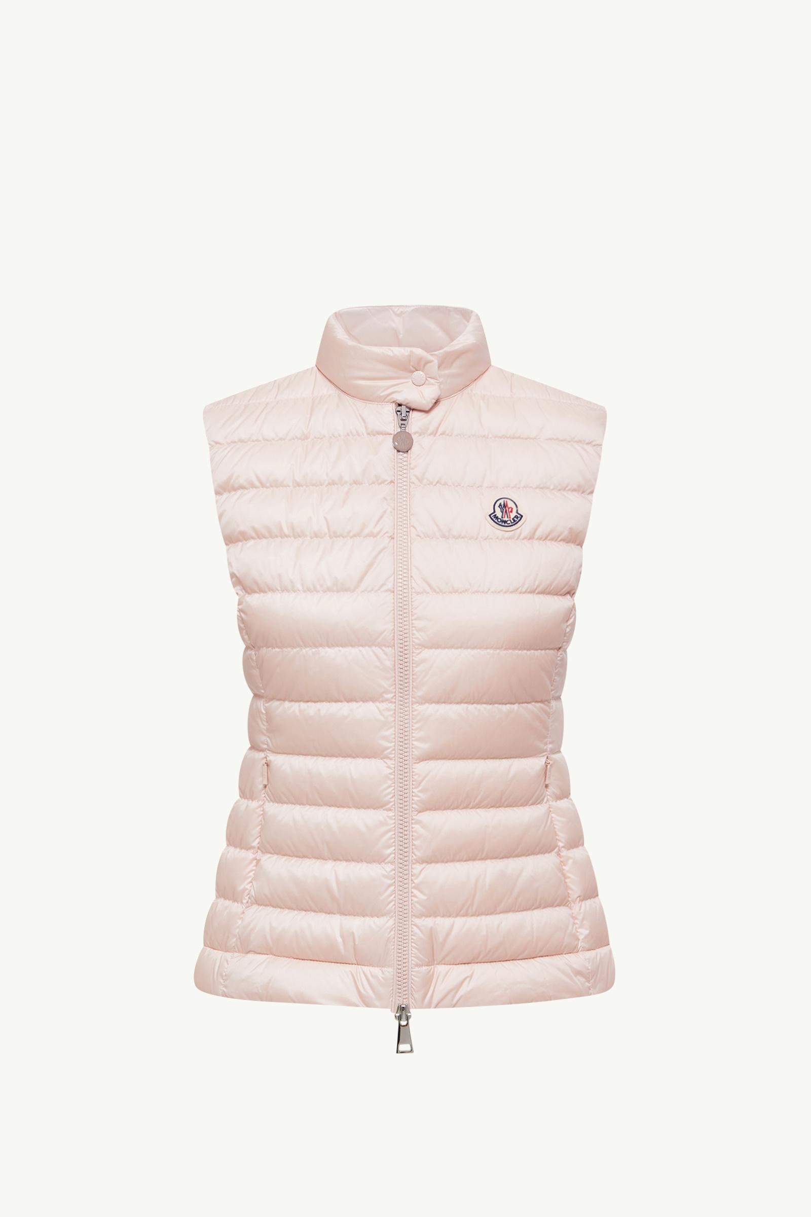 Light Pink Igens Down Vest - Vests for Women | Moncler US